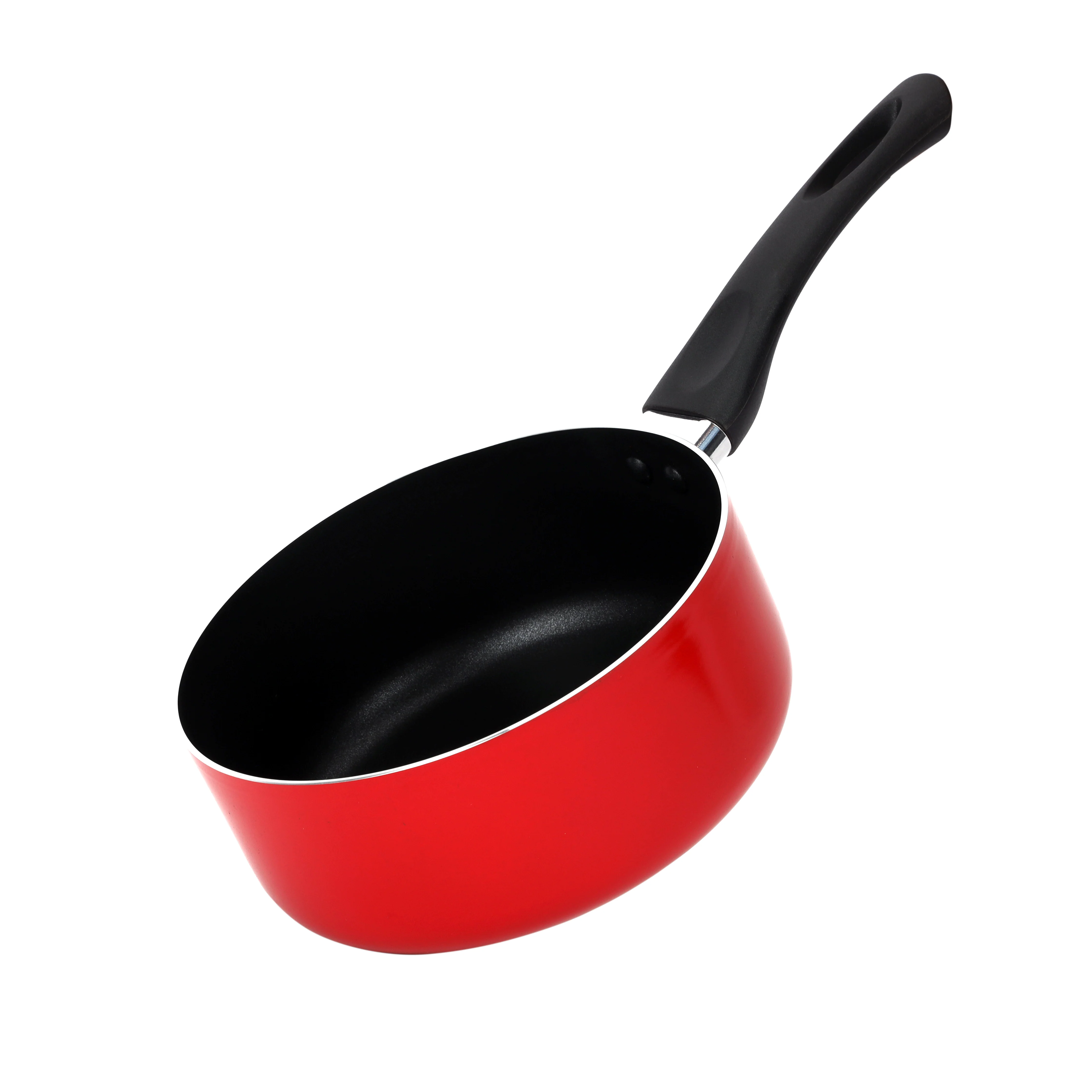 Royalford RF12731 18cm Non-Stick Saucepan |  Durable Aluminium Body | Easy Clean Interior Coating & Heat Resistant Ergonomic Handle | Perfect for Everyday Cooking Use - Image 3