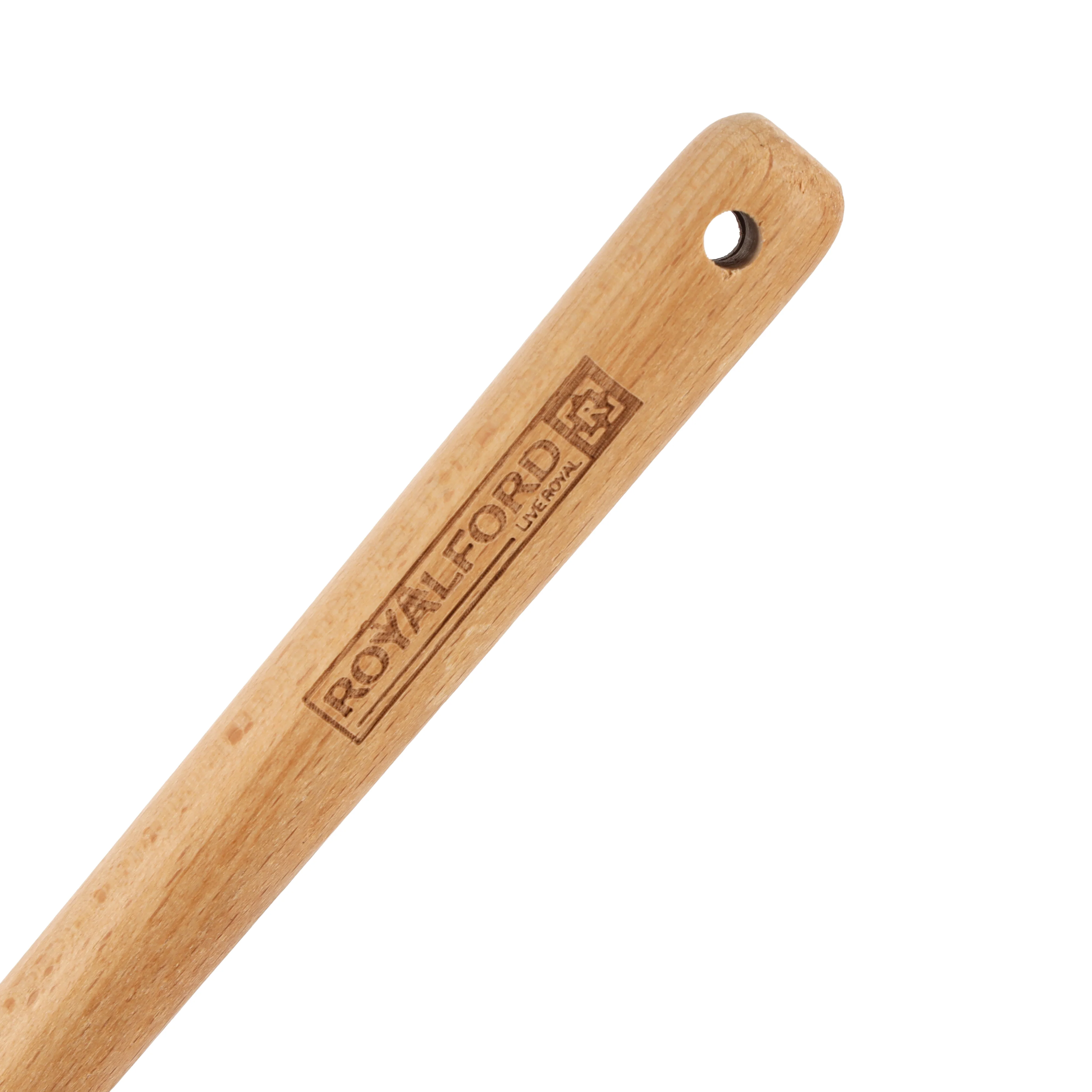 Royalford RF12746 Silicone Spaghetti Server with Wooden Handle | Heat Resistant | Food Grade | Non Stick Safe | Durable Pasta Serving Spoon for Cooking Noodles & Pasta - Image 5