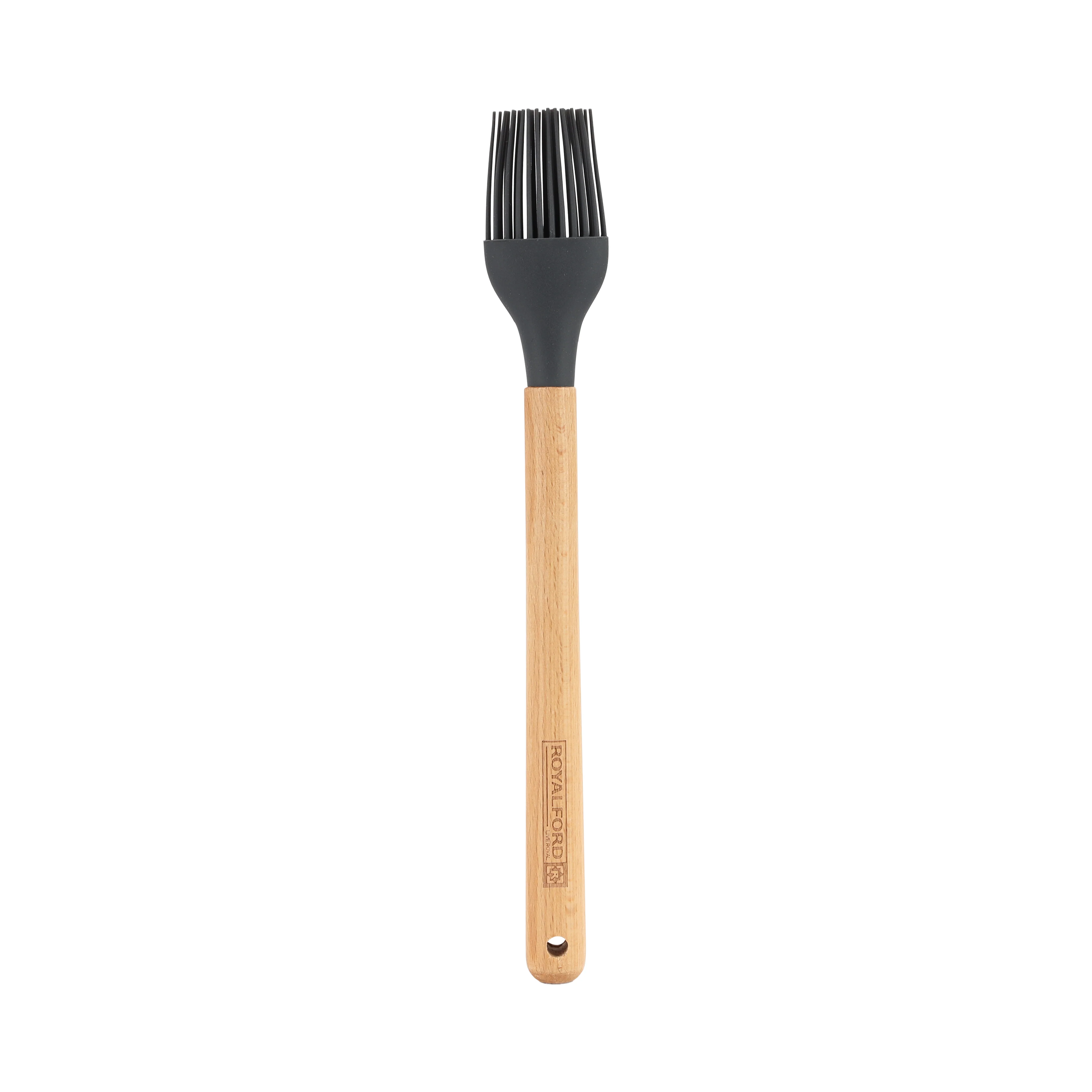 Royalford RF12752 Silicone Basting Brush Spatula with Wooden Handle | Heat Resistant | Food Grade | Non Stick Safe Durable Kitchen Oil Brush for Cooking & Baking BBQ - Image 4