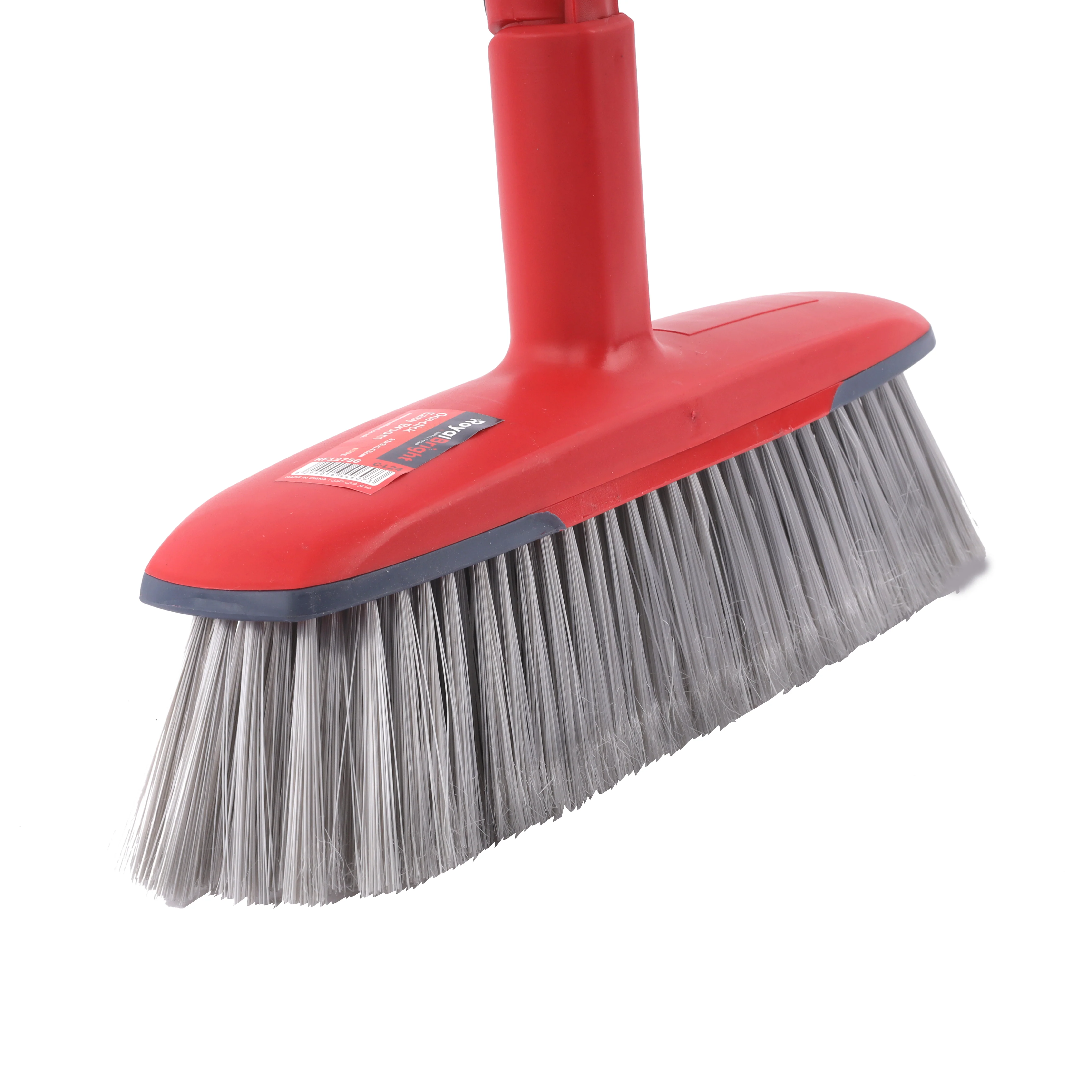 Royalford RF12756 Easy Broom with Iron Handle 31cm | One-Click Series Floor Broom | 143cm Long Handle | Heavy Duty Cleaning Brush | Perfect for Home & Commercial Use - Image 4