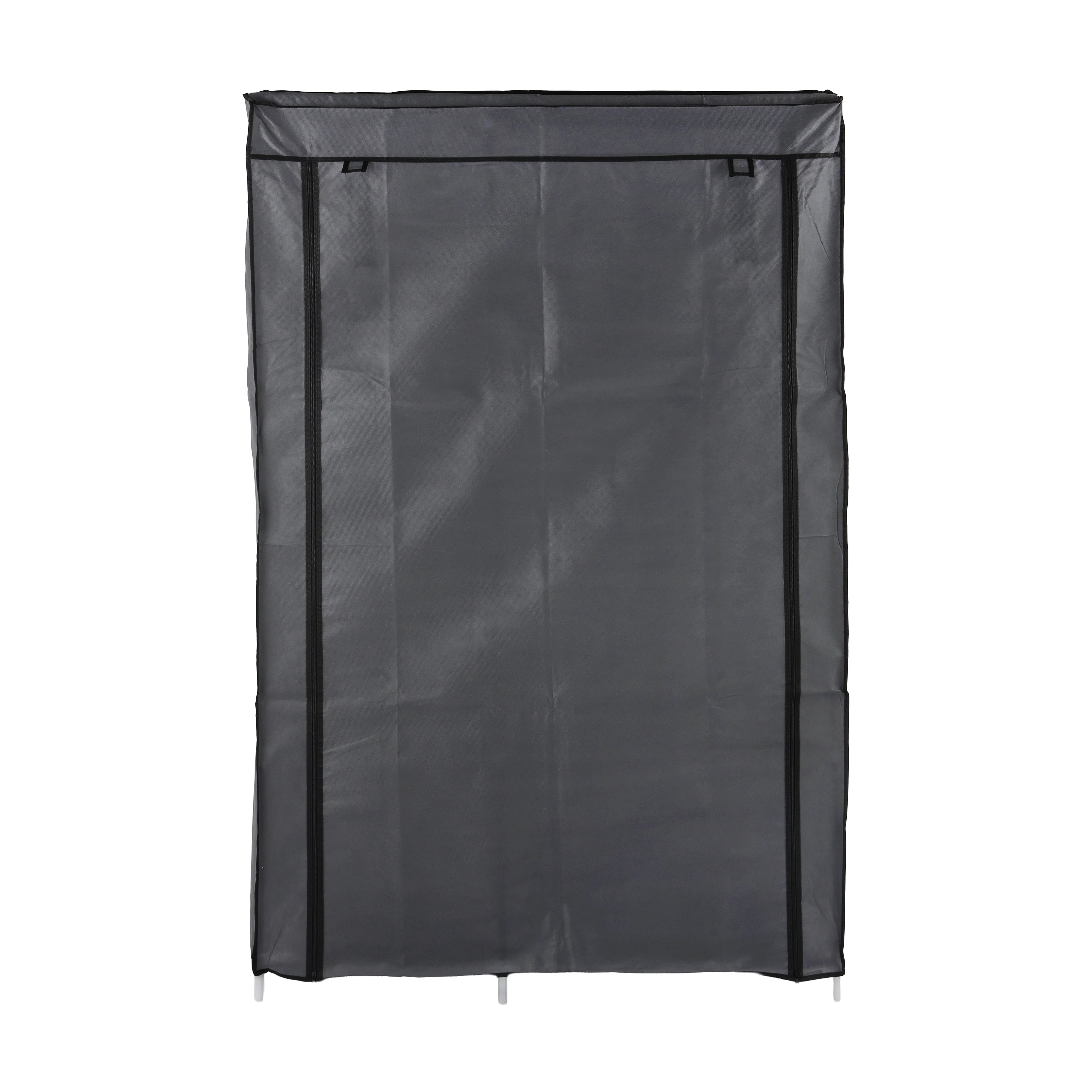 Royalford RF12780 Portable Wardrobe with 6 Shelves | Foldable Fabric Closet with Zipper Cover | Strong Metal Frame | Perfect for Organized Clothes Storage at Home - Image 4