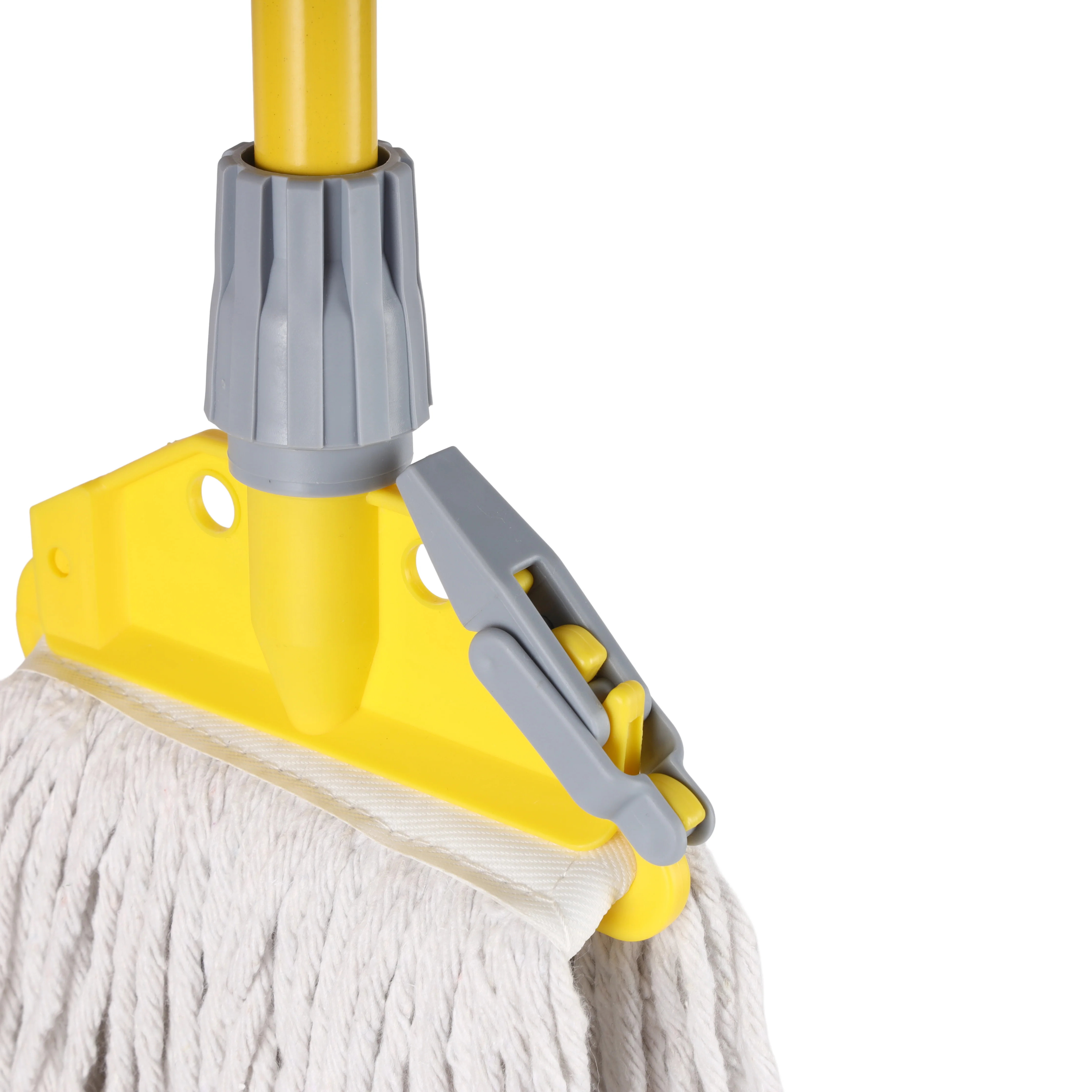 Royalford RF12783 Floor Mop with Iron Handle 120cm Long | Super Absorbent Cotton Threads Cleaning Mop for All Floor Types| Durable Scratch-Free Professional Cleaning Tool - Image 4