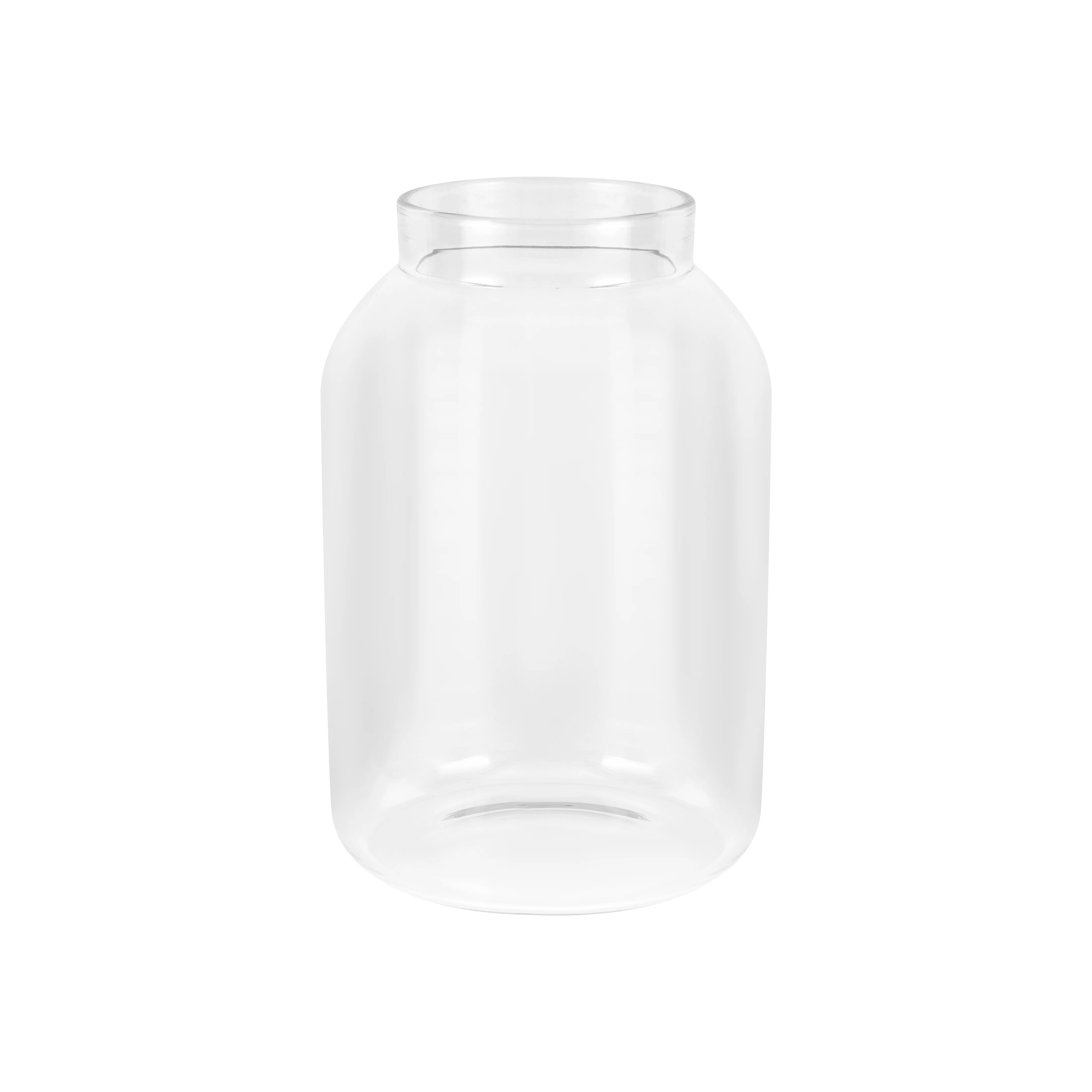 Royalford RF12794 Borosilicate Glass Storage Jar | Bamboo Lid Airtight Food Container | BPA Free Kitchen Jar for Dry Foods, Snacks & Pantry Storage Durable Clear Glass - Image 3