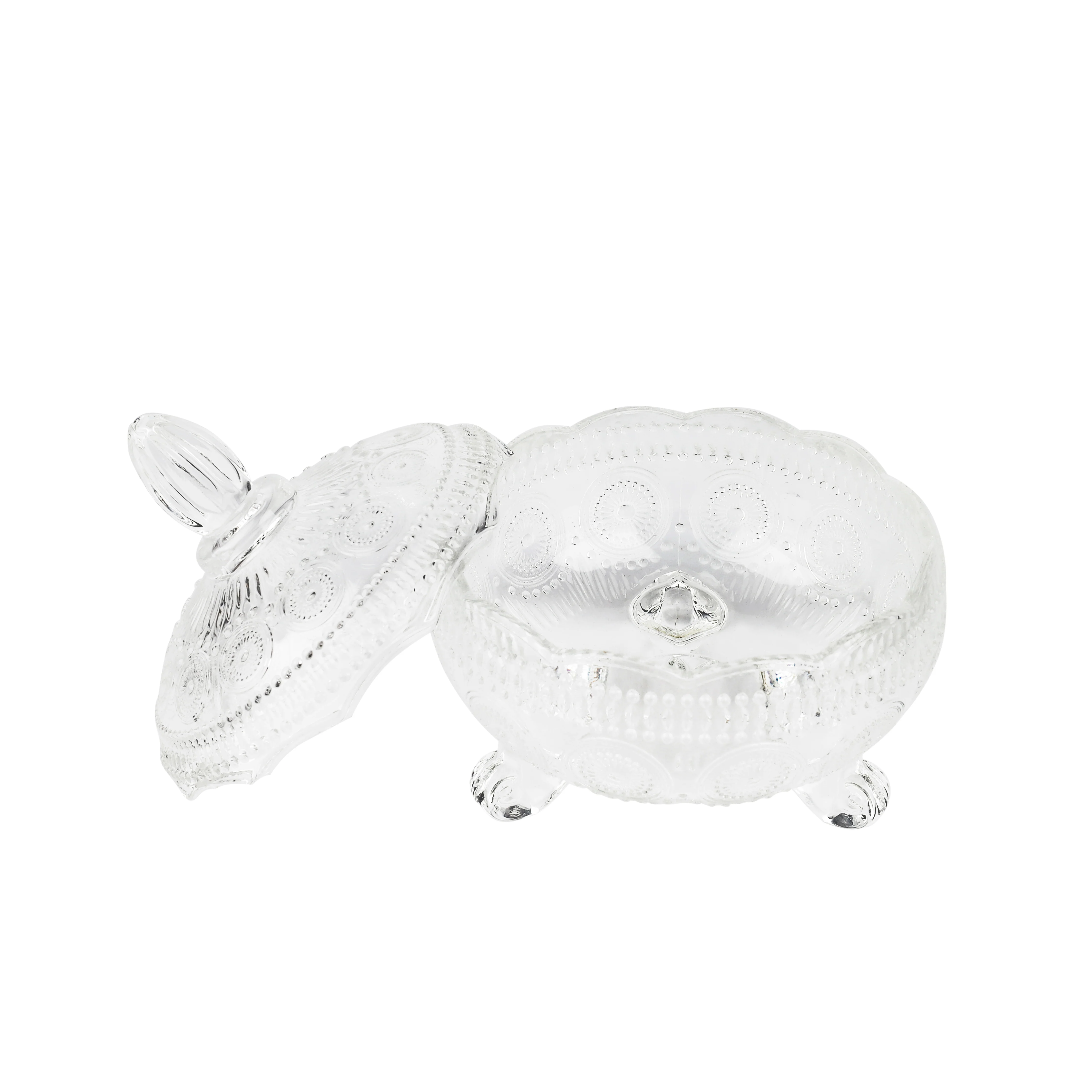 Royalford RF12796 premium glass candy jar with lid| durable soda lime glass & elegant design| ideal for storing candies, dry fruits, snacks, freezer and multipurpose use| - Image 3