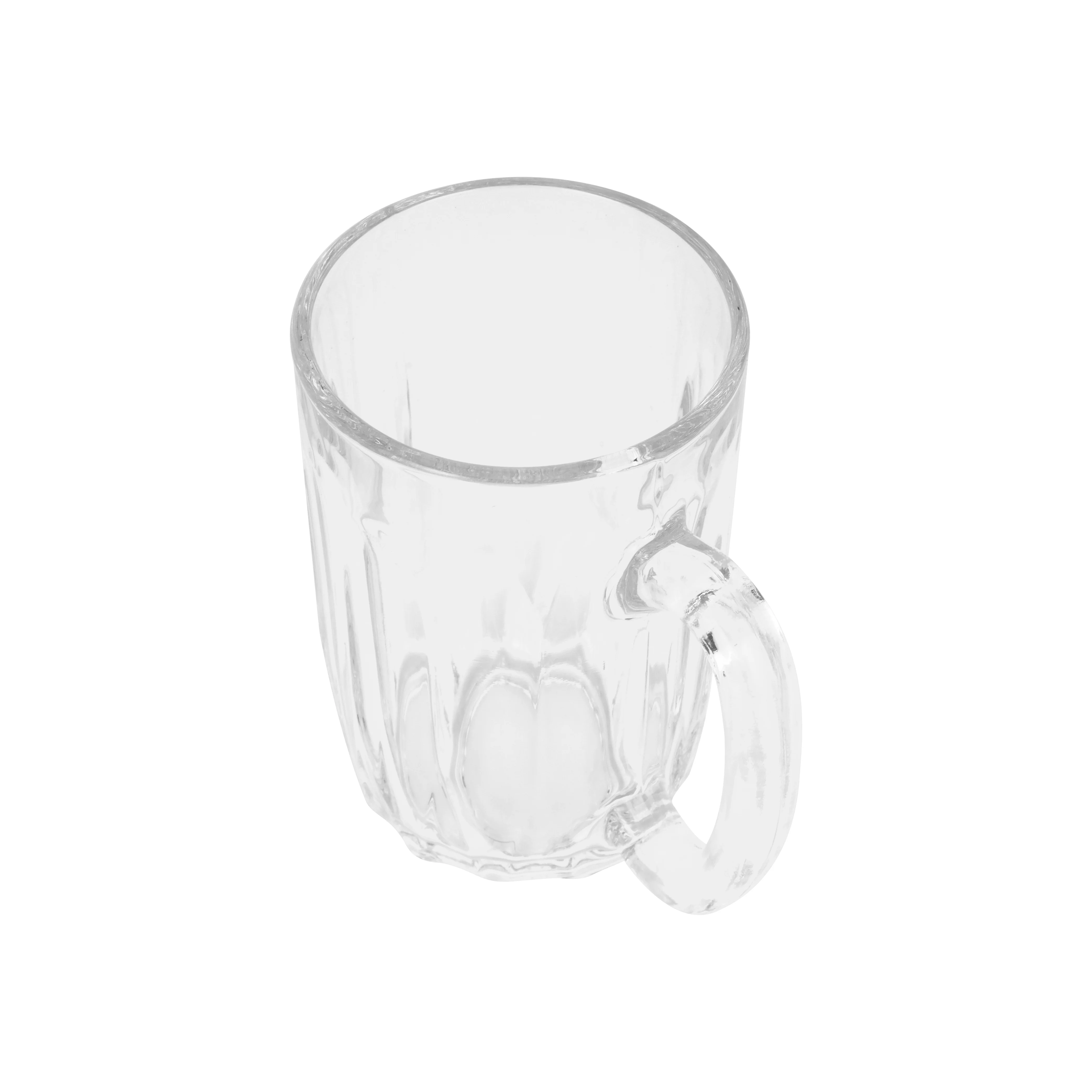 Royalford RF12809 Glass Mug Set | includes 3 clear 340ML mugs made from durable lead-free glass| sturdy handles, dishwasher-safe design, ideal for tea, coffee | - Image 4