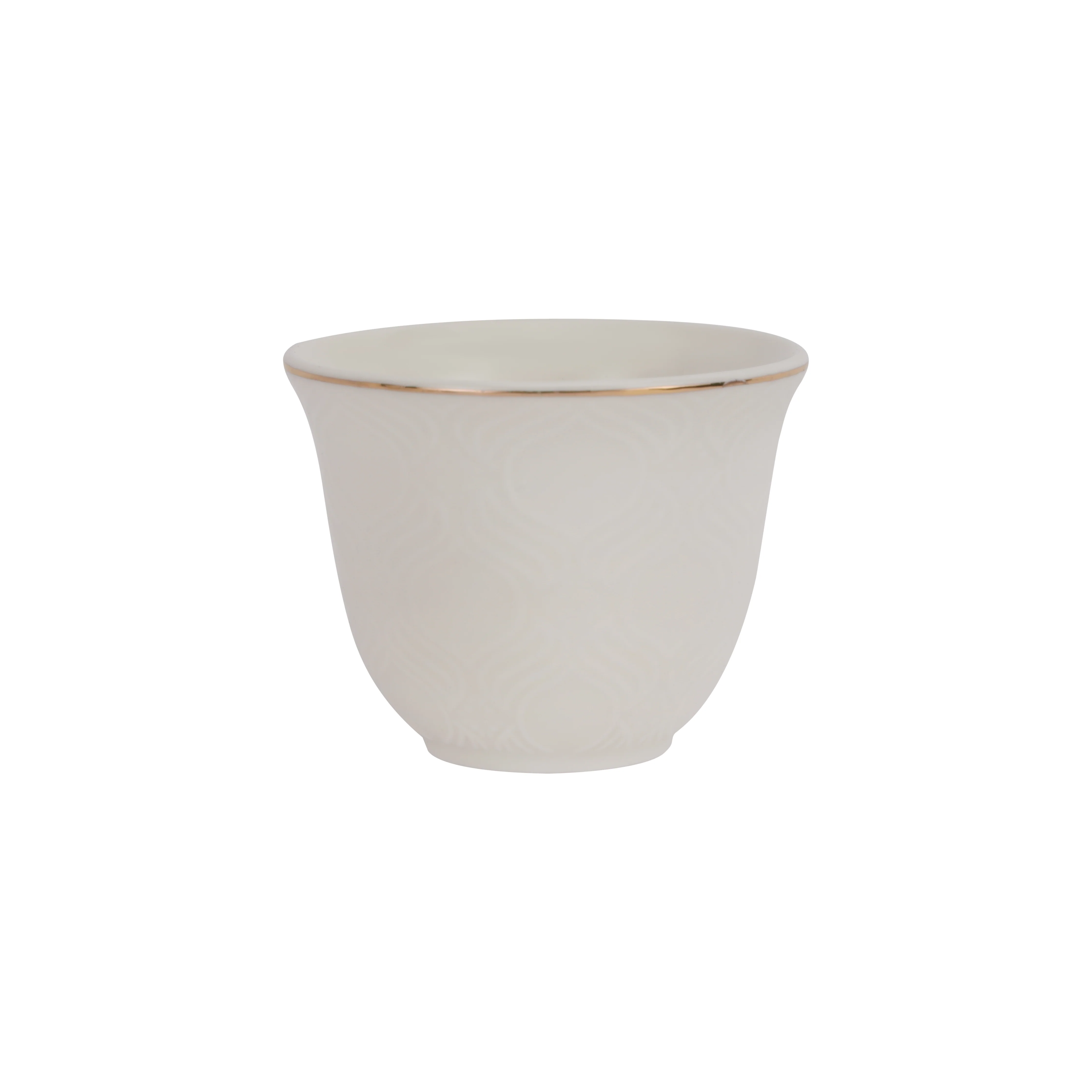 Royalford RF12826 12PC Bone China Cawa Cups 80ML| Premium White Espresso & Arabic Coffee Cups | Lightweight | Chip-Resistant | Microwave, Freezer & Dishwasher Safe - Image 5