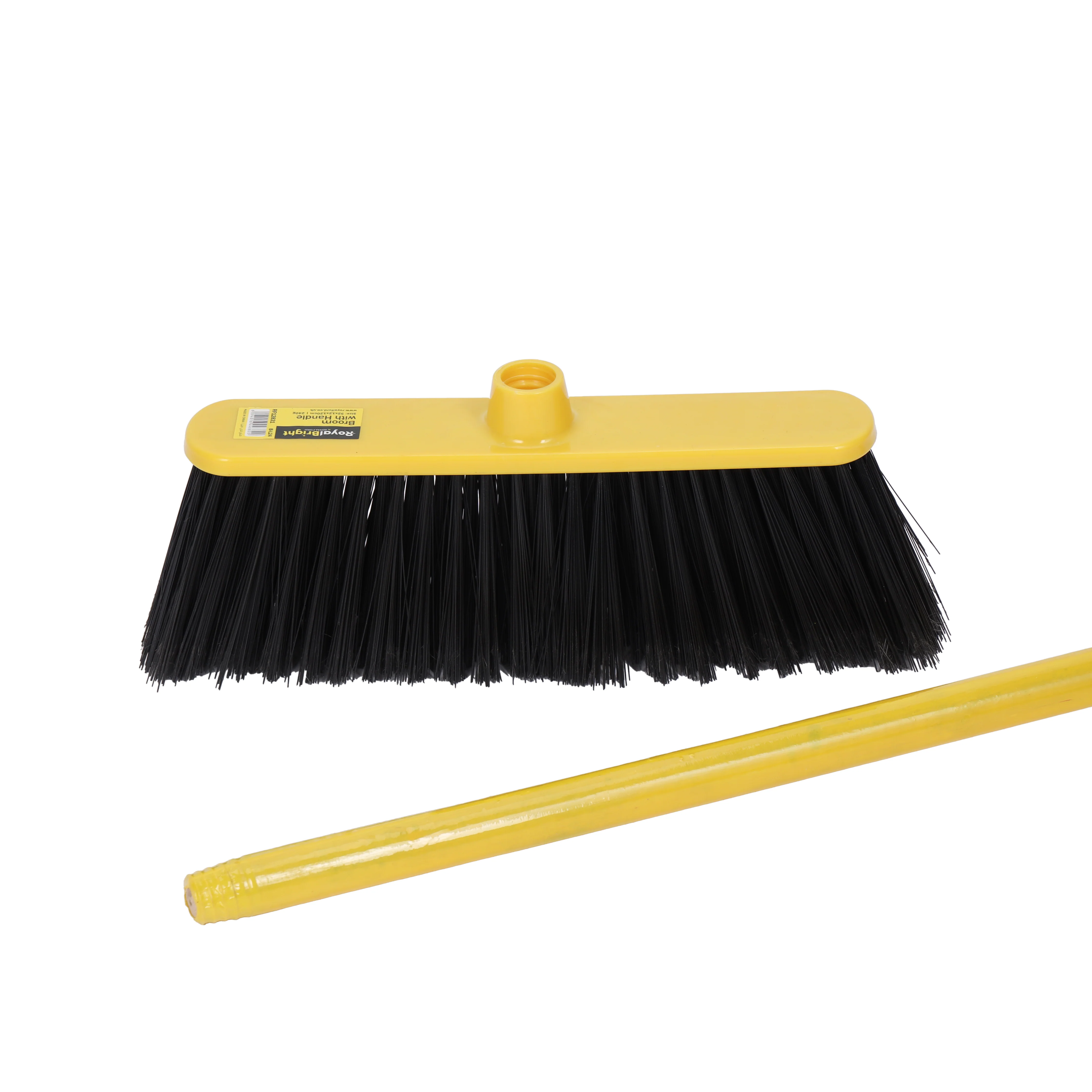 Royalford RF12831 RoyalBright Floor Broom | 32cm wide head with durable bristles and strong wooden handle| ergonomic design for efficient multipurpose cleaning| - Image 5