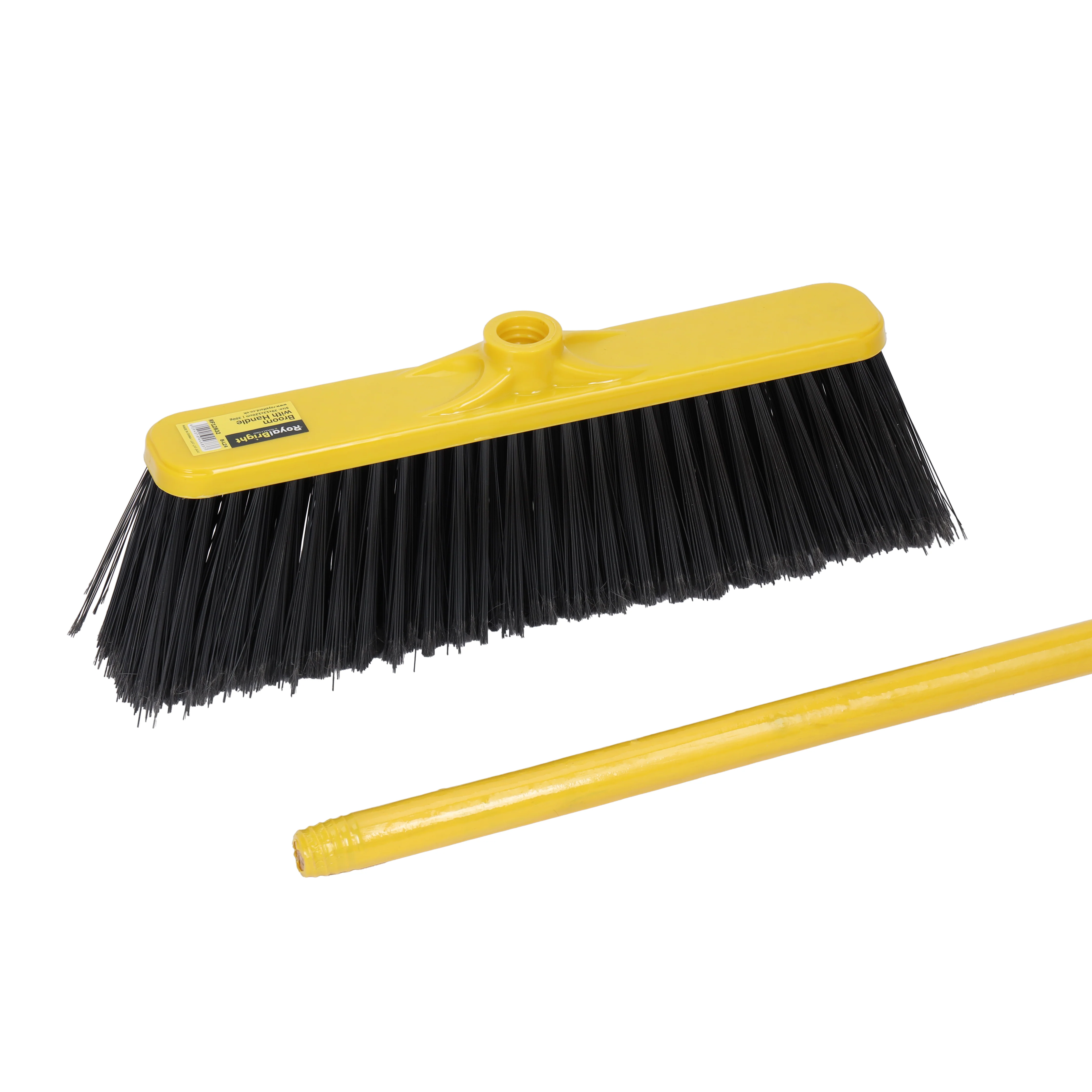 Royalford RF12832 Floor Broom| 39cm wide head and 120cm wooden handle| offering durable, ergonomic, multipurpose cleaning for floors, walls, ceilings and more| - Image 3
