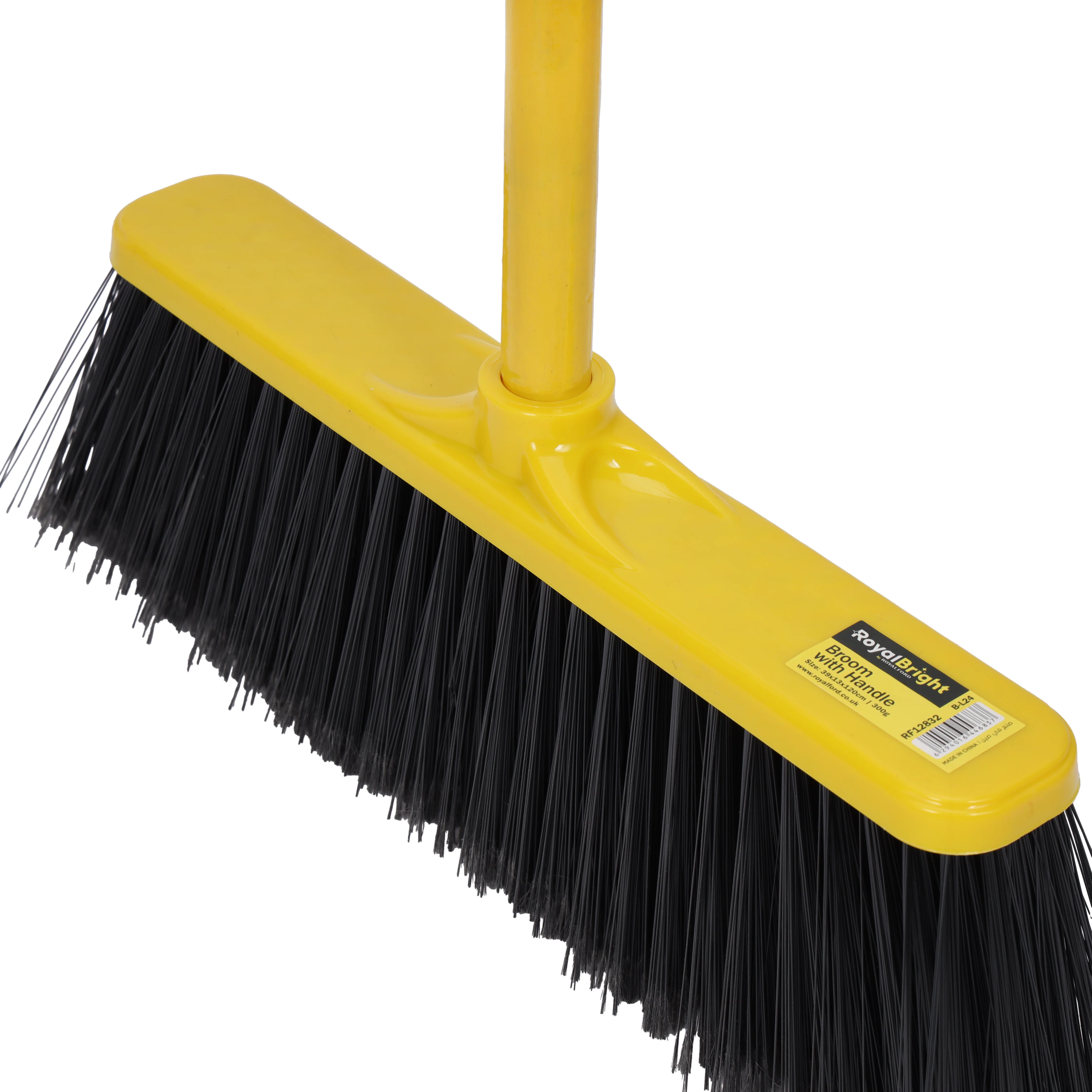Royalford RF12832 Floor Broom| 39cm wide head and 120cm wooden handle| offering durable, ergonomic, multipurpose cleaning for floors, walls, ceilings and more| - Image 5