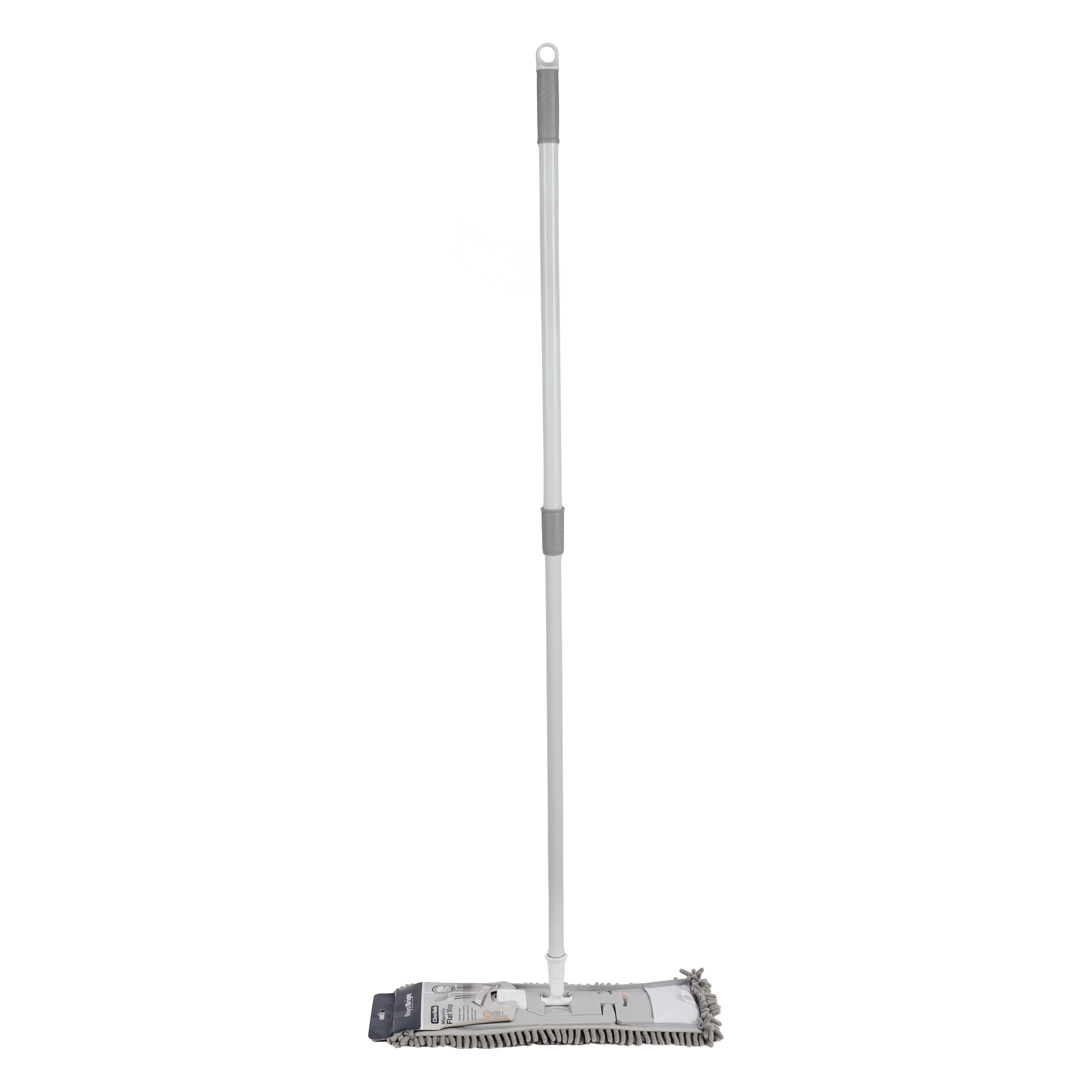 Royalford RF12846 CleanTech 40cm Microfiber Flat Mop | Flexible Head | 130cm Handle| High Water Absorbency | Fast Drying | Durable Floor Cleaning Mop for Home & Office - Image 2