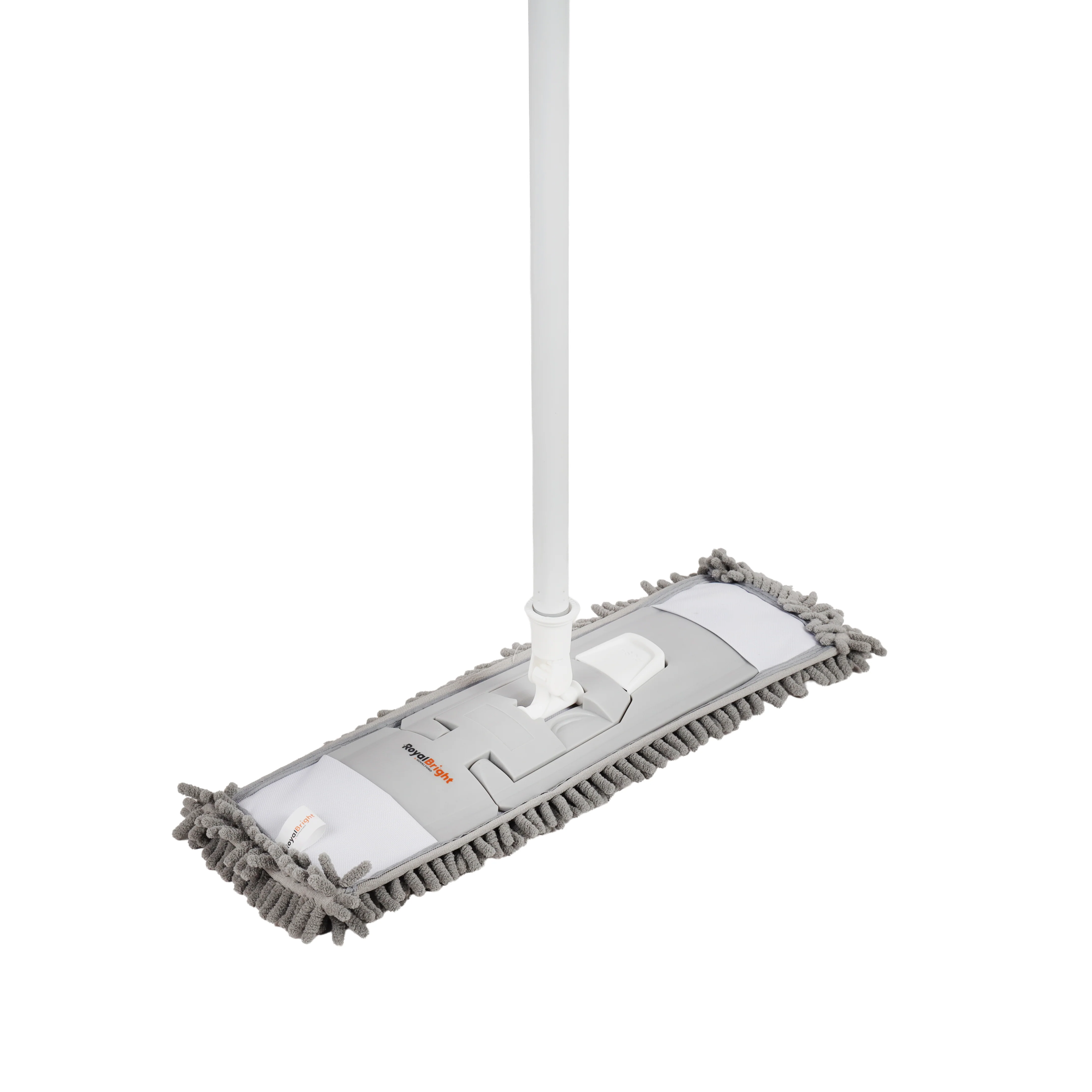 Royalford RF12846 CleanTech 40cm Microfiber Flat Mop | Flexible Head | 130cm Handle| High Water Absorbency | Fast Drying | Durable Floor Cleaning Mop for Home & Office - Image 3