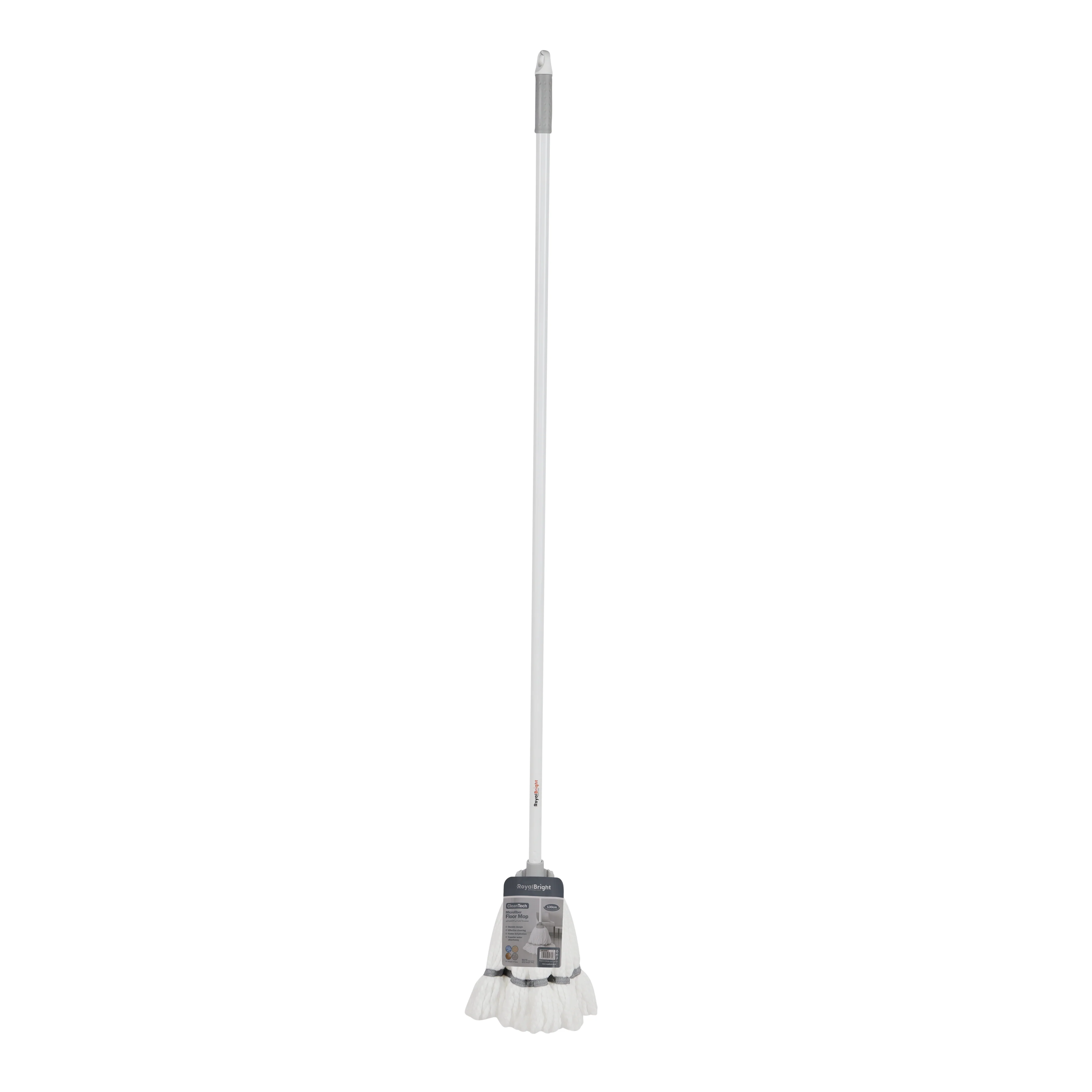 Royalford RF12848 CleanTech Microfiber Floor Mop | 130cm Handle | Super Absorbent Microfiber Mop Head | Durable Household Cleaning Mop for Tile, Wood & Marble Floors - Image 3