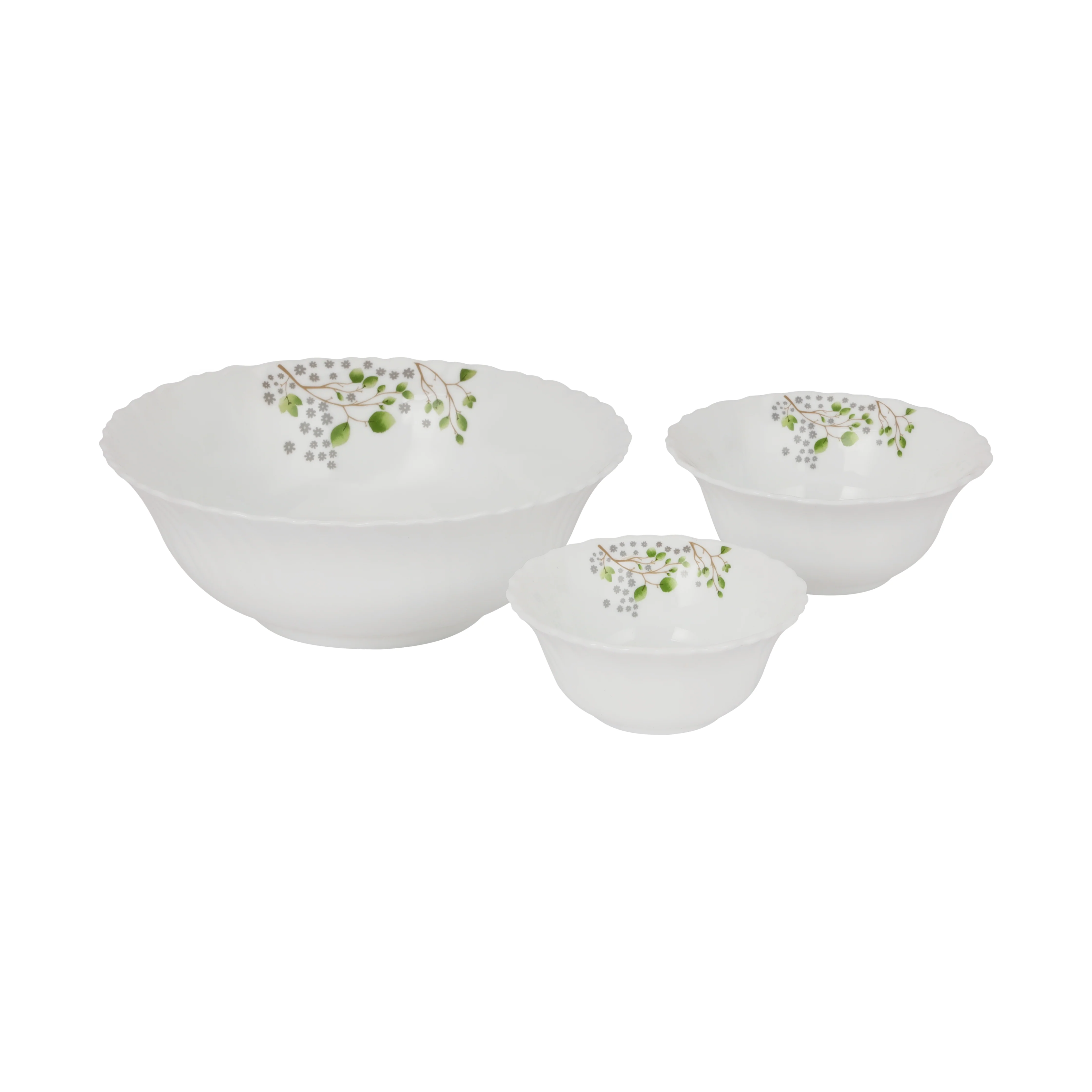 Royalford RF12881 Opalware Dinner Set 42 Pieces | Premium Lightweight Microwave & Dishwasher Safe Dinnerware Plates, Bowls & Spoons for Elegant Everyday Dining at Home - Image 3