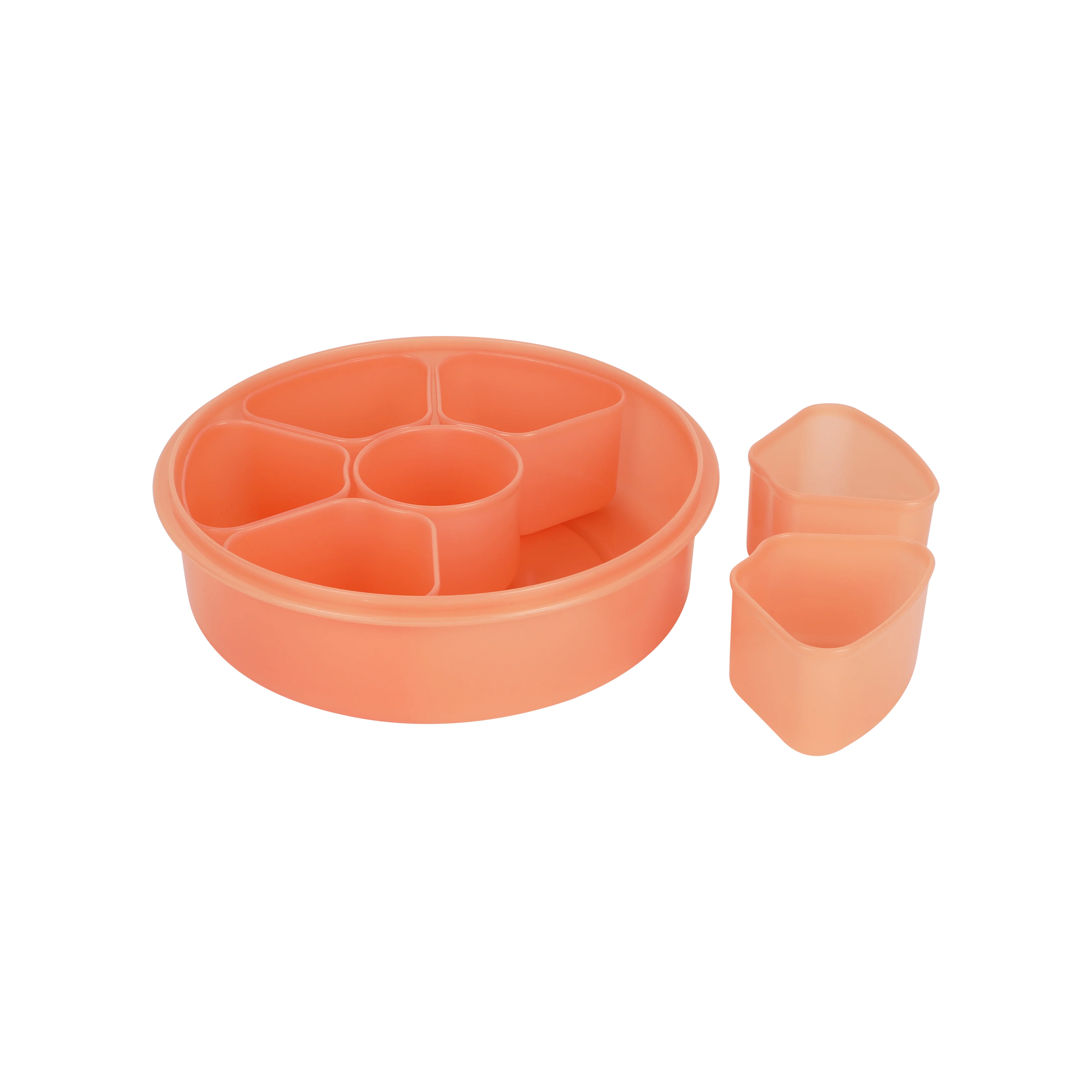 Royalford RF12904 Spice Box Multi-Purpose Container| Removable Cups, Airtight Lid & Food Grade Plastic Storage Organizer| for Spices, Herbs, Dry Fruits & Kitchen Use| - Image 3