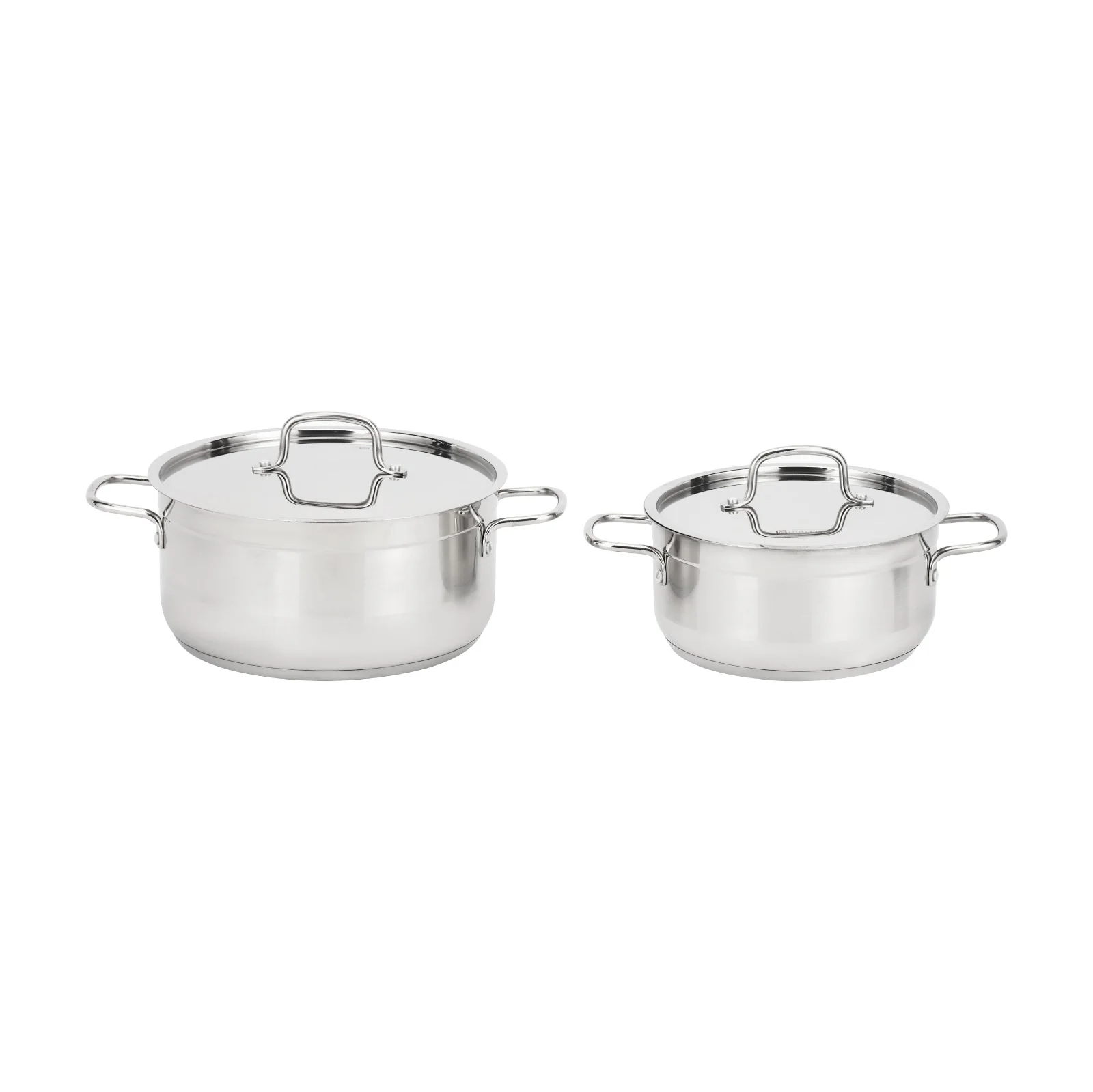 Royalford RF12925 Stainless Steel Cookware Set 9 PCS with Lids | Induction Compatible | Extra-Thick Multi-Layer Base Cooking Pots, Casseroles & Frypan For Daily Use - Image 2