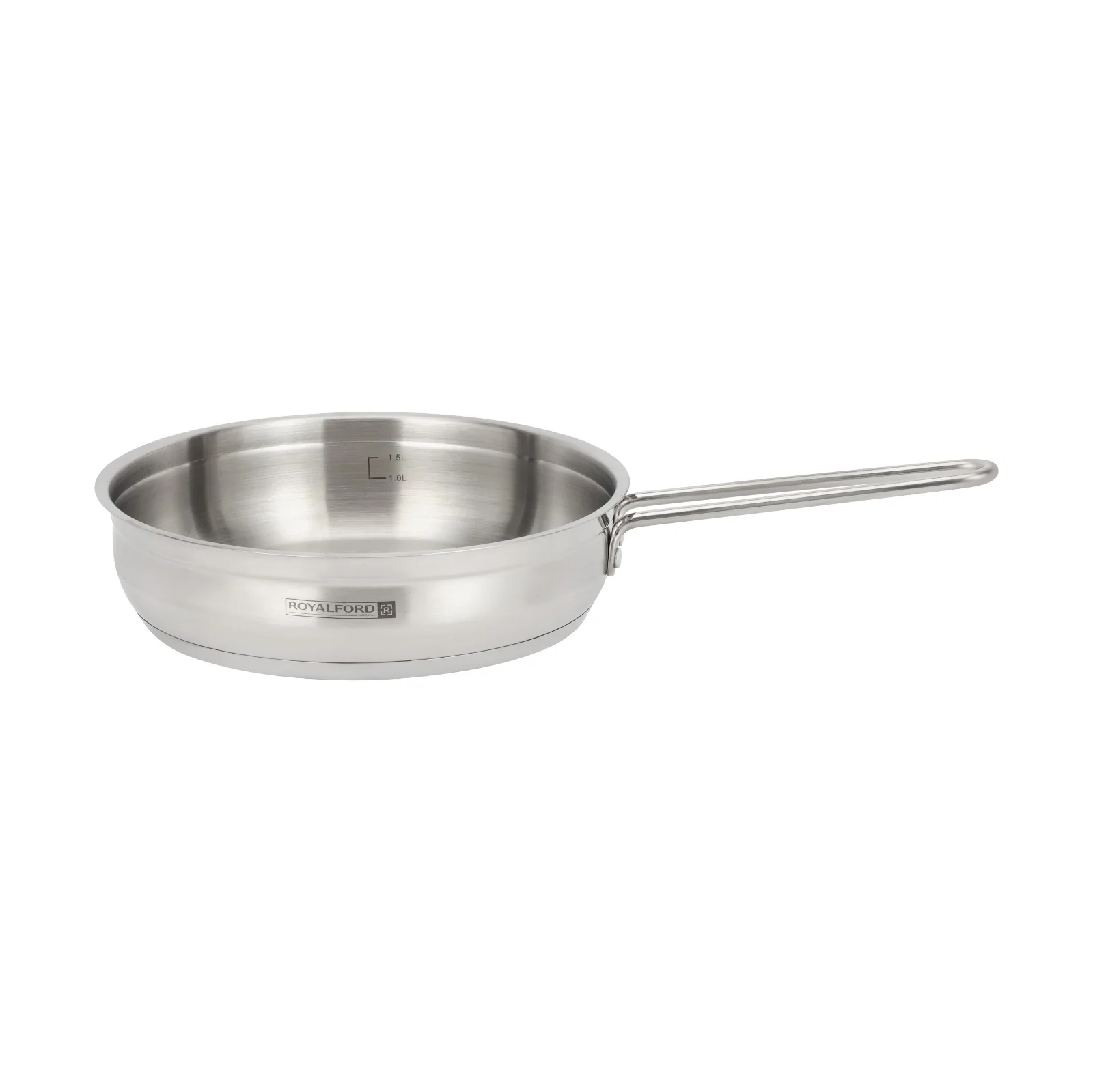 Royalford RF12925 Stainless Steel Cookware Set 9 PCS with Lids | Induction Compatible | Extra-Thick Multi-Layer Base Cooking Pots, Casseroles & Frypan For Daily Use - Image 5