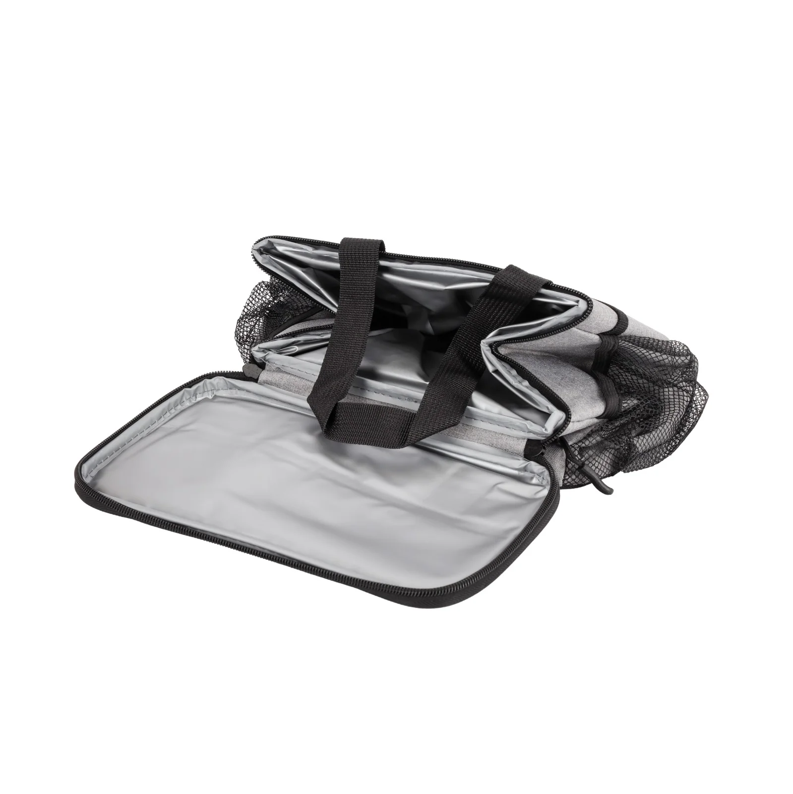 Royalford RF12930 Insulated Lunch Carry Bag | Portable Thermal Food Storage Bag with Zip Closure| Side Mesh Pockets| Water-Resistant Non-Woven Fabric for Office & School - Image 3