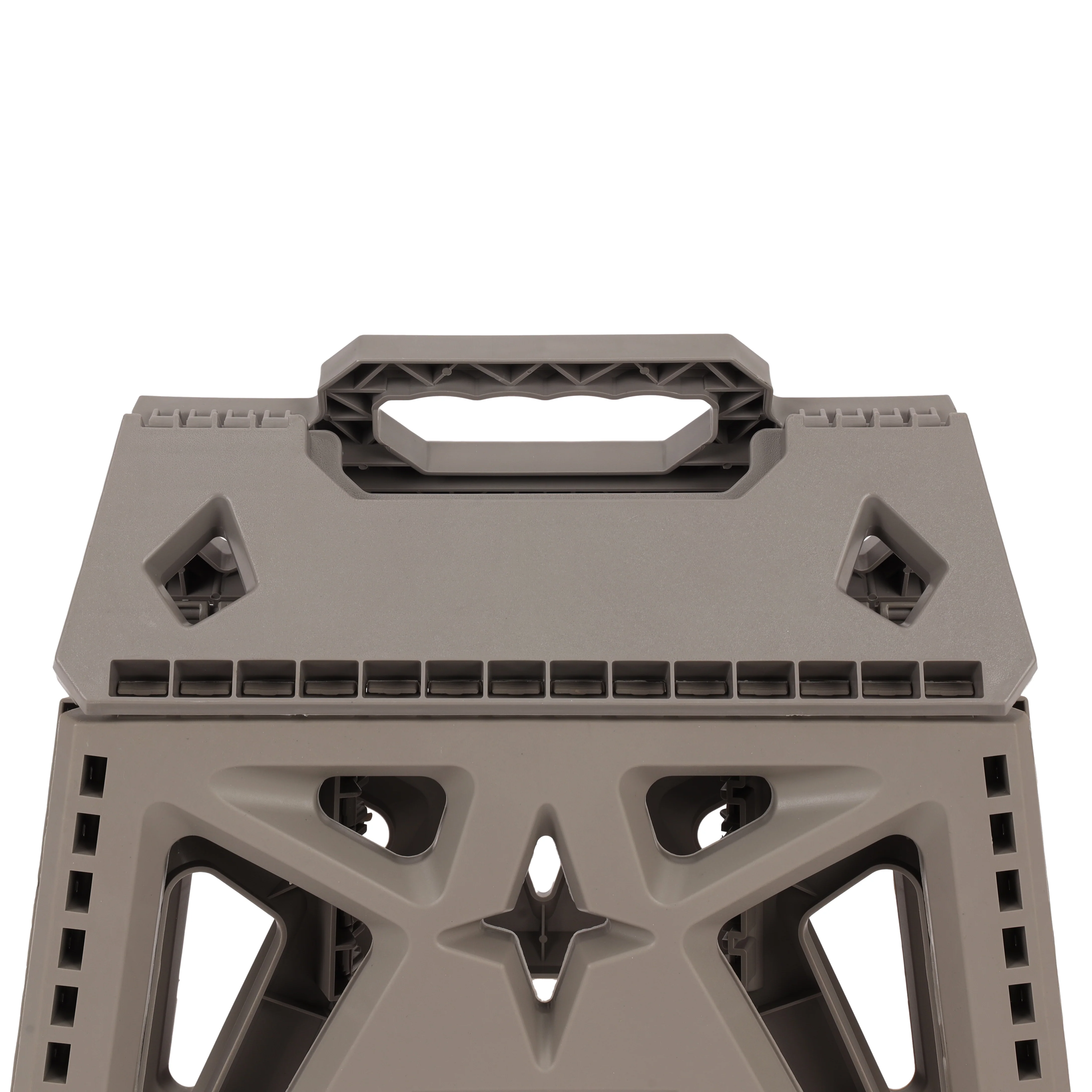 Royalford RF12933 Folding Stool |  Strong & Sturdy PP Plastic Construction | Portable Foldable Step Stool with Handle | Perfect for Home, Kitchen, Office & Outdoor Use - Image 3