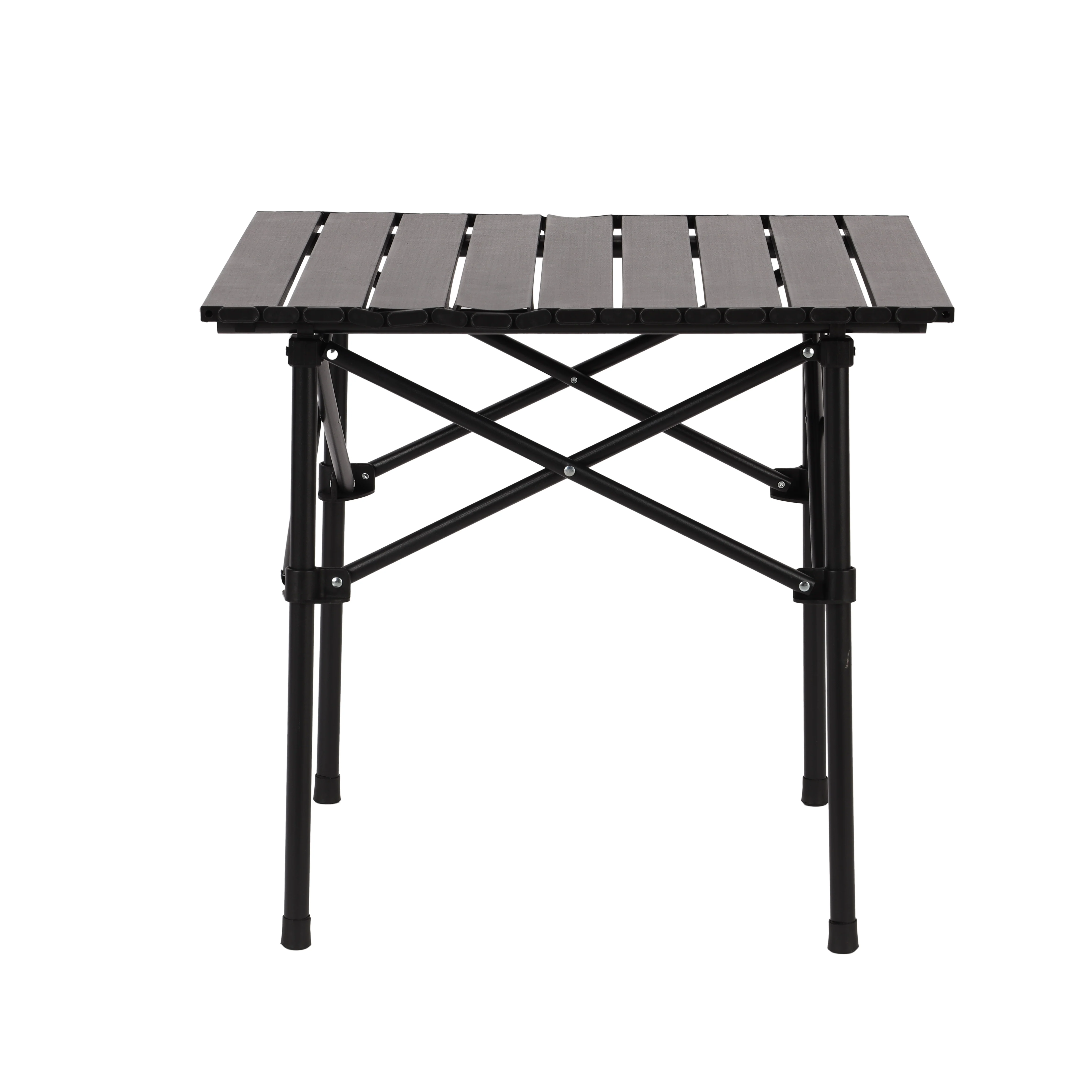 Royalford RF12935 Folding Table 50x50x53cm | Strong Iron Legs & Detachable Plastic Top Panels | Portable, Sturdy & Space-Saving Table for Home, Camping & Outdoor Use