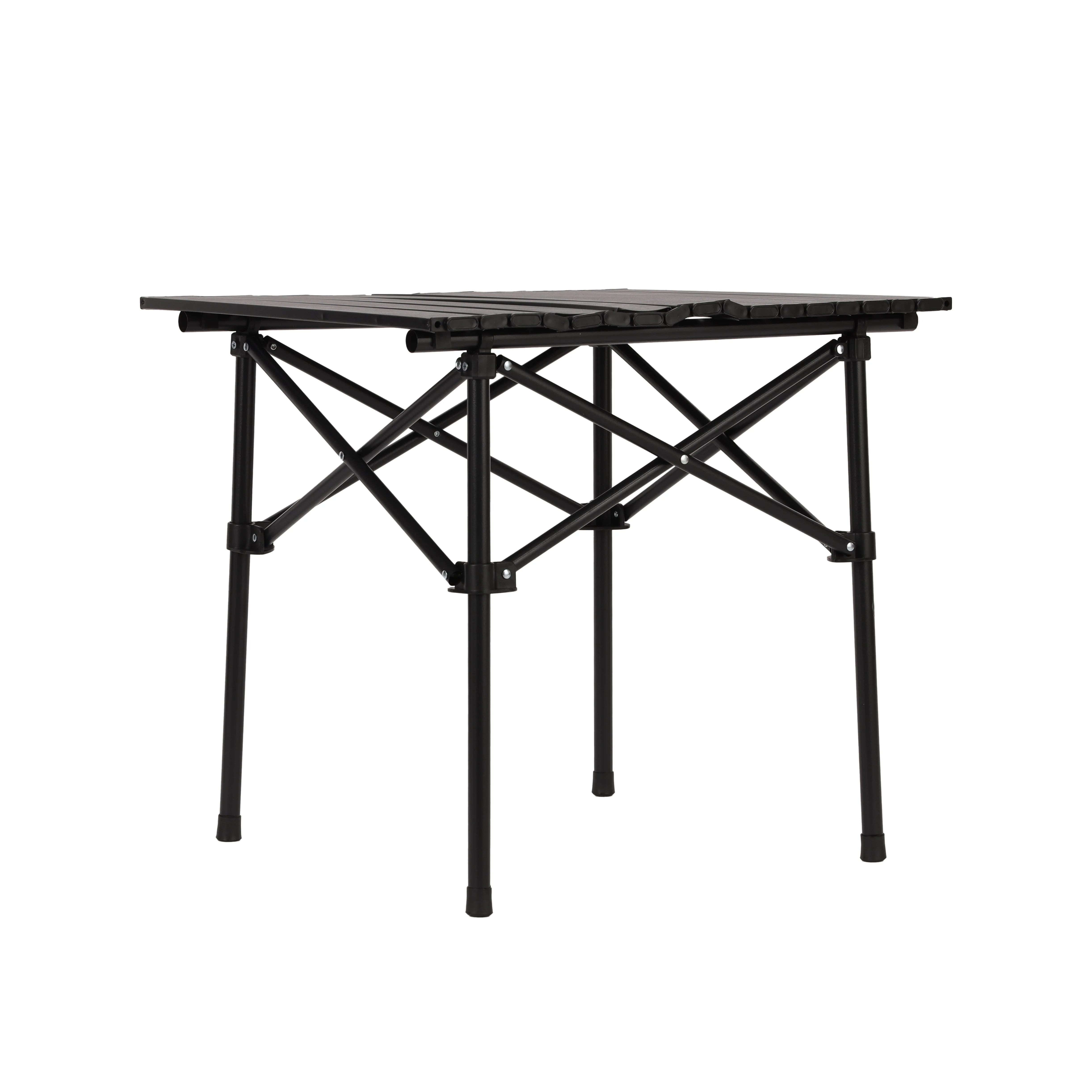 Royalford RF12935 Folding Table 50x50x53cm | Strong Iron Legs & Detachable Plastic Top Panels | Portable, Sturdy & Space-Saving Table for Home, Camping & Outdoor Use - Image 2