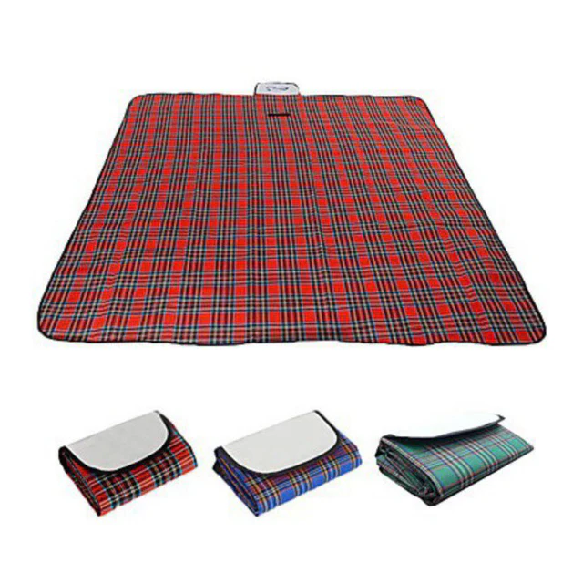 Royalford RF12936 Waterproof Picnic Mat 150x180cm | Portable Outdoor Blanket with Carry Handle | Lightweight Durable Camping Beach Garden Travel Mat for Family Use