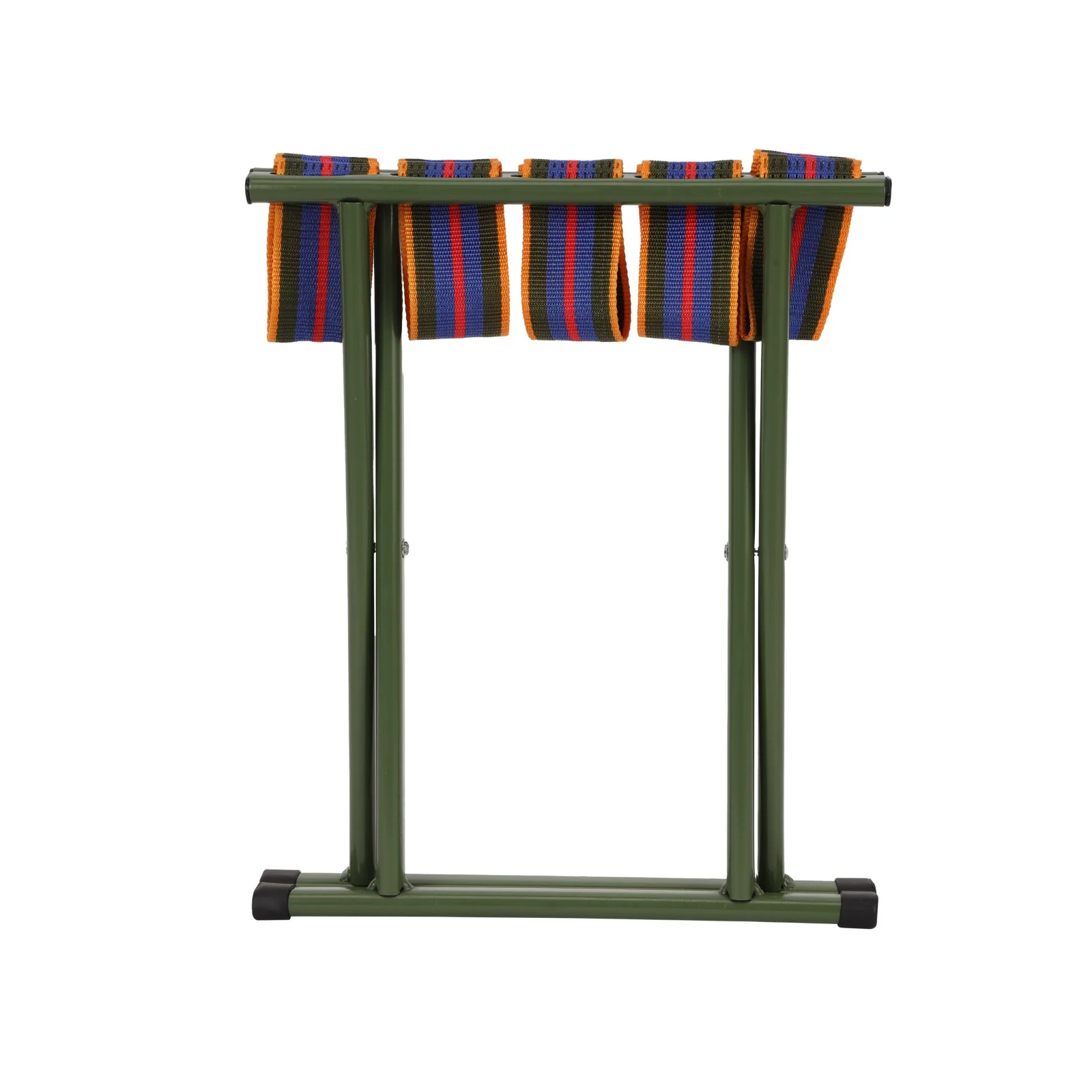 Royalford RF12939 Foldable Camping Stool | Heavy Duty Iron Frame & Durable Woven Seat – Portable Outdoor Folding Stool for Camping, Fishing, Picnic & Garden Use - Image 4