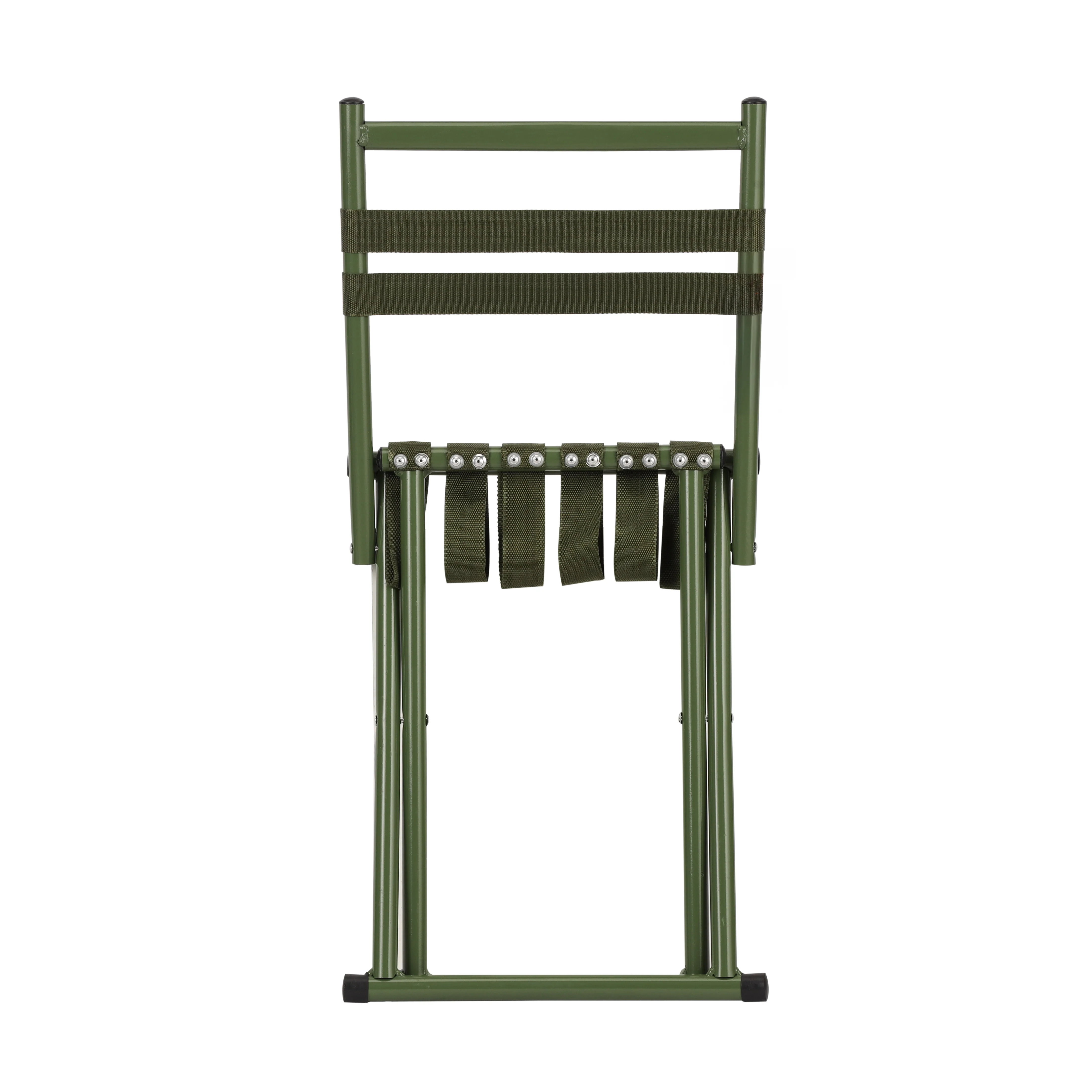 Royalford RF12941 Foldable Camping Chair | Strong Iron Legs | Durable Woven Strap Seat | Lightweight | Portable Outdoor Chair for Camping, Picnic, Fishing & Travel - Image 5