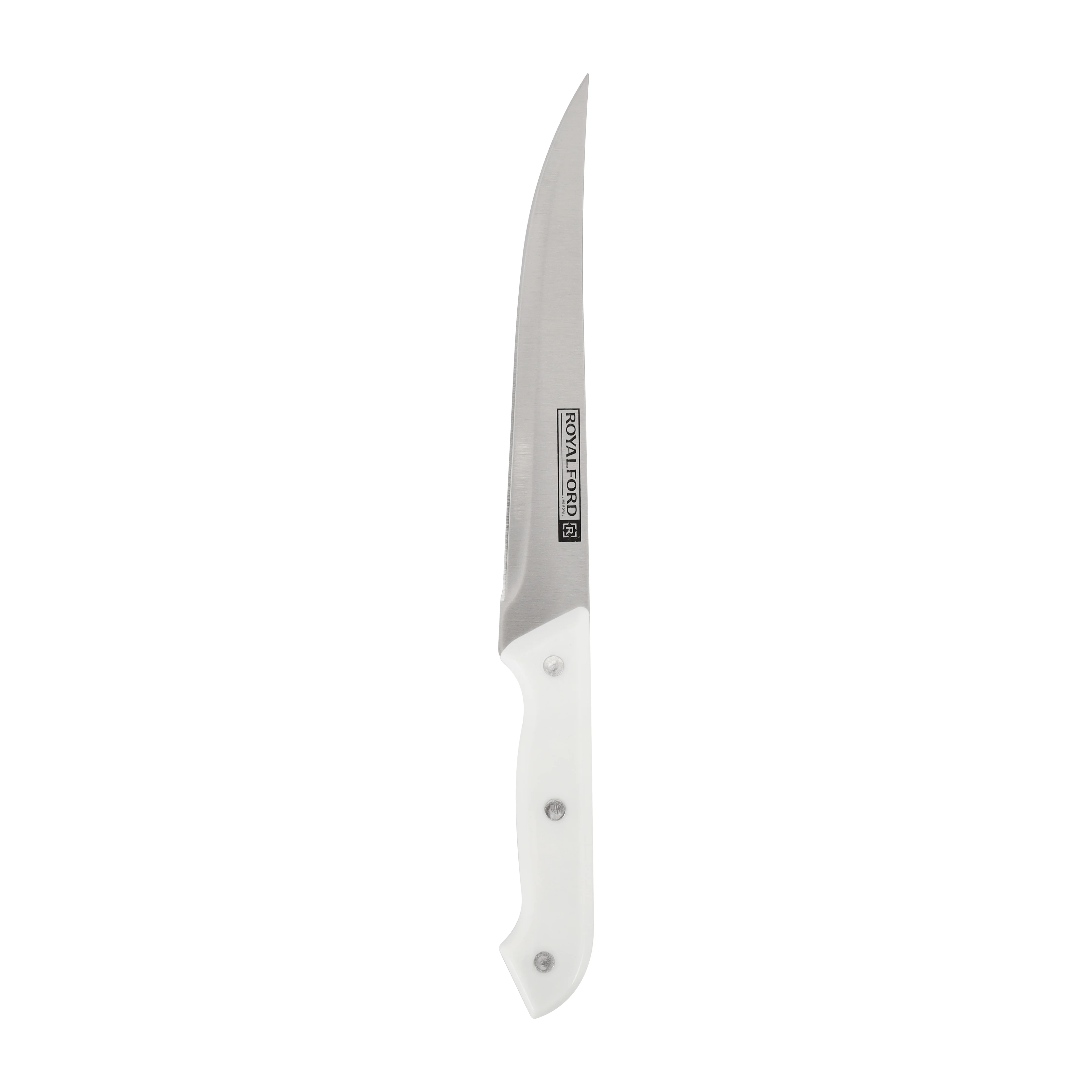 Royalford RF12943 6PC Deluxe Cutting Set | Stainless Steel Kitchen Knives and Durable Wooden Chopping Board for Precision Cutting, Slicing & Everyday Cooking Use - Image 6