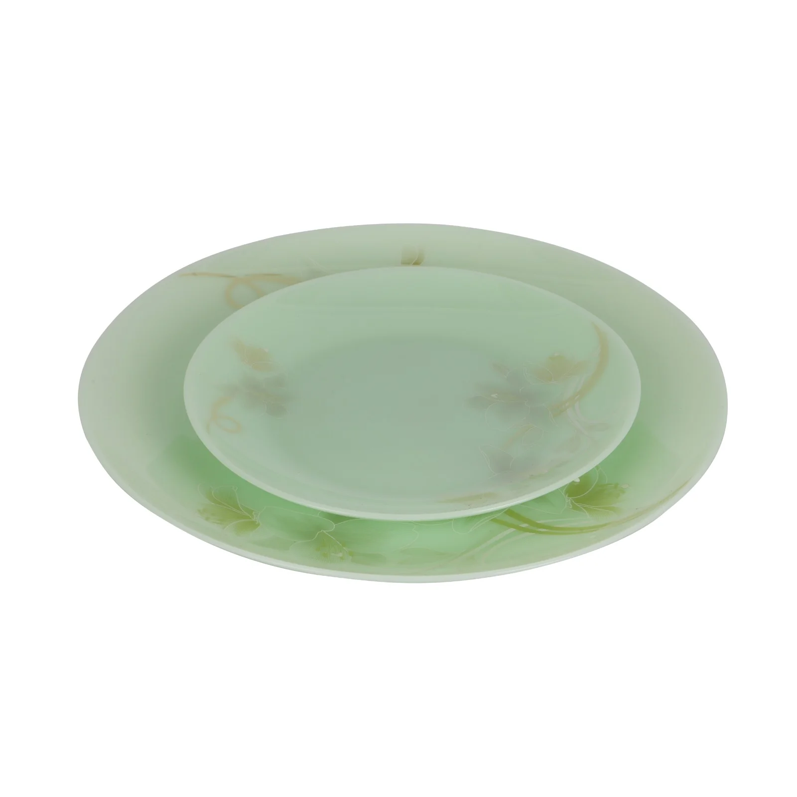 Royalford RF12945 Crystaluxe Luxury Opal Dinner Set 33-Piece | Elegant Floral Design|  Lightweight Dinnerware for Everyday Family Meals and Special Occasion Dining - Image 4