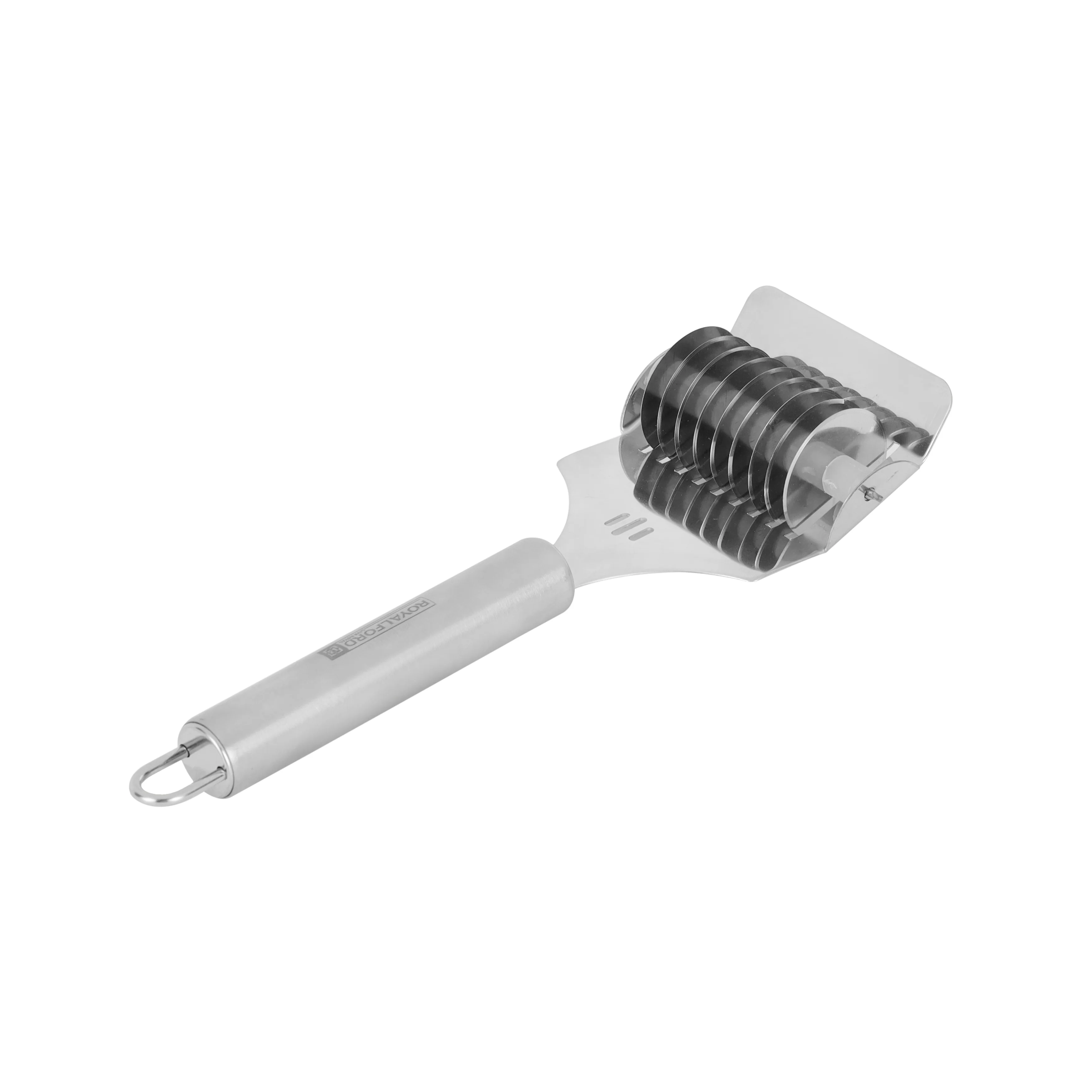 Royalford RF12952 Multipurpose Noodle Cutter| durable stainless steel blades, ergonomic handle| sharp edges for effortlessly cutting noodles, pasta & vegetables| - Image 3