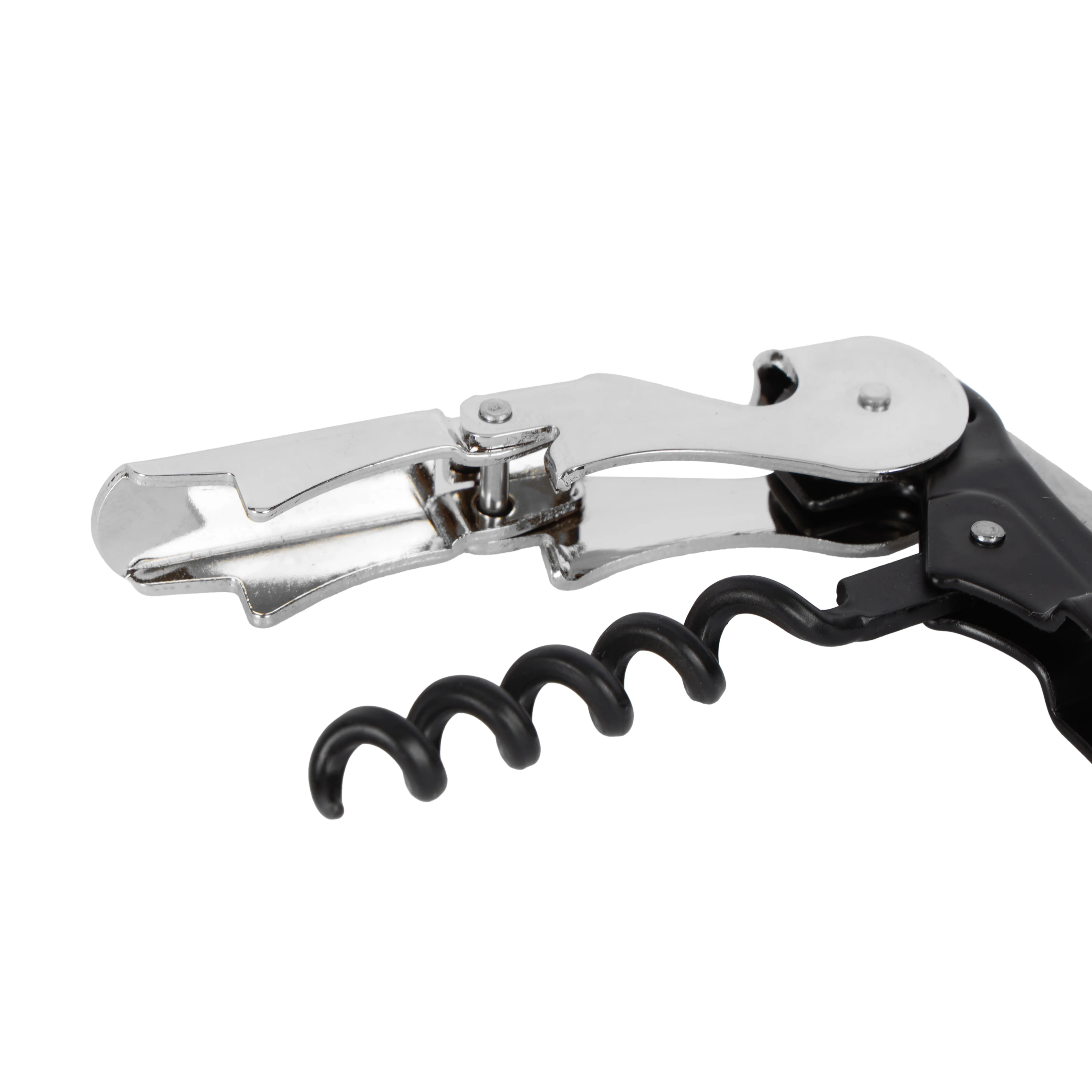 Royalford RF12953 3 in 1 Cork Screw Wine Opener|  Carbon Steel Multi Functional Bottle Opener with Foil Cutter | Ergonomic Handle | Durable Corrosion Resistant Tool - Image 2