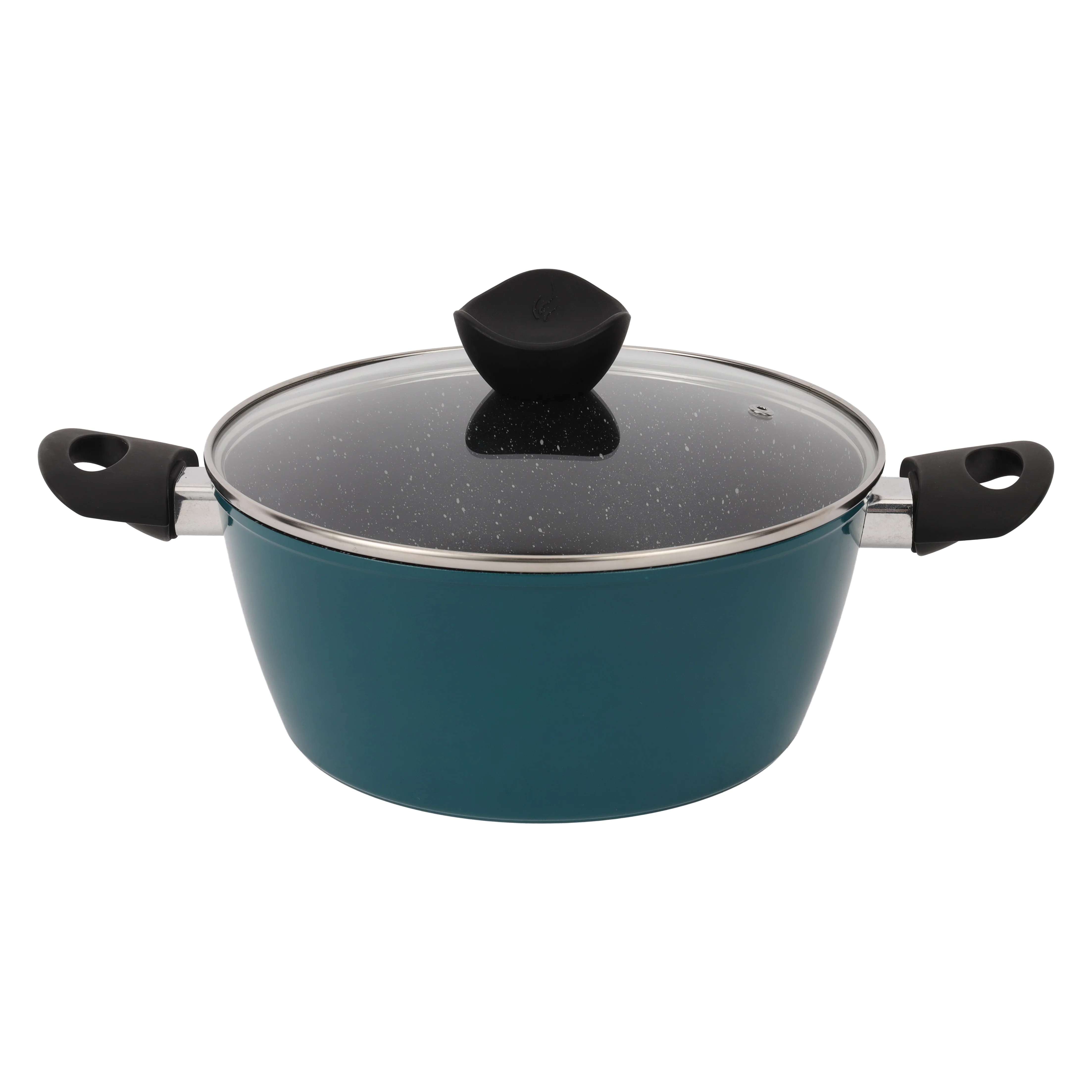 Royalford RF12954 3-piece non-stick cookware set made from durable aluminium alloy |offering heat distribution, easy cleaning, and heat-resistant handles for everyday use - Image 2