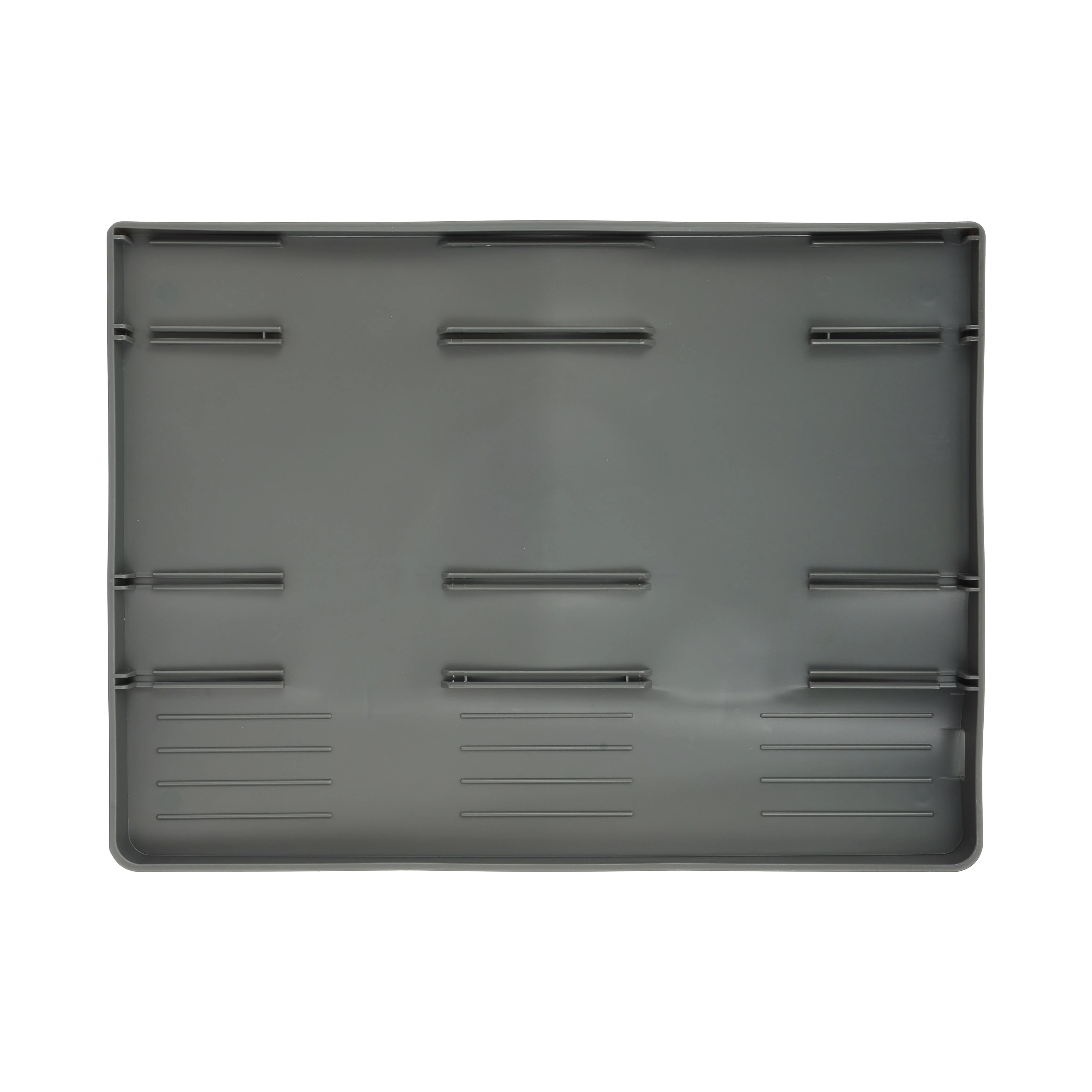 Royalford RF12959 Dish Rack with Cutlery Holder | 10 Plate Capacity | Detachable Drain Board| Space Saving PP Plastic Kitchen Organizer for Countertop & Sink Area Use - Image 5
