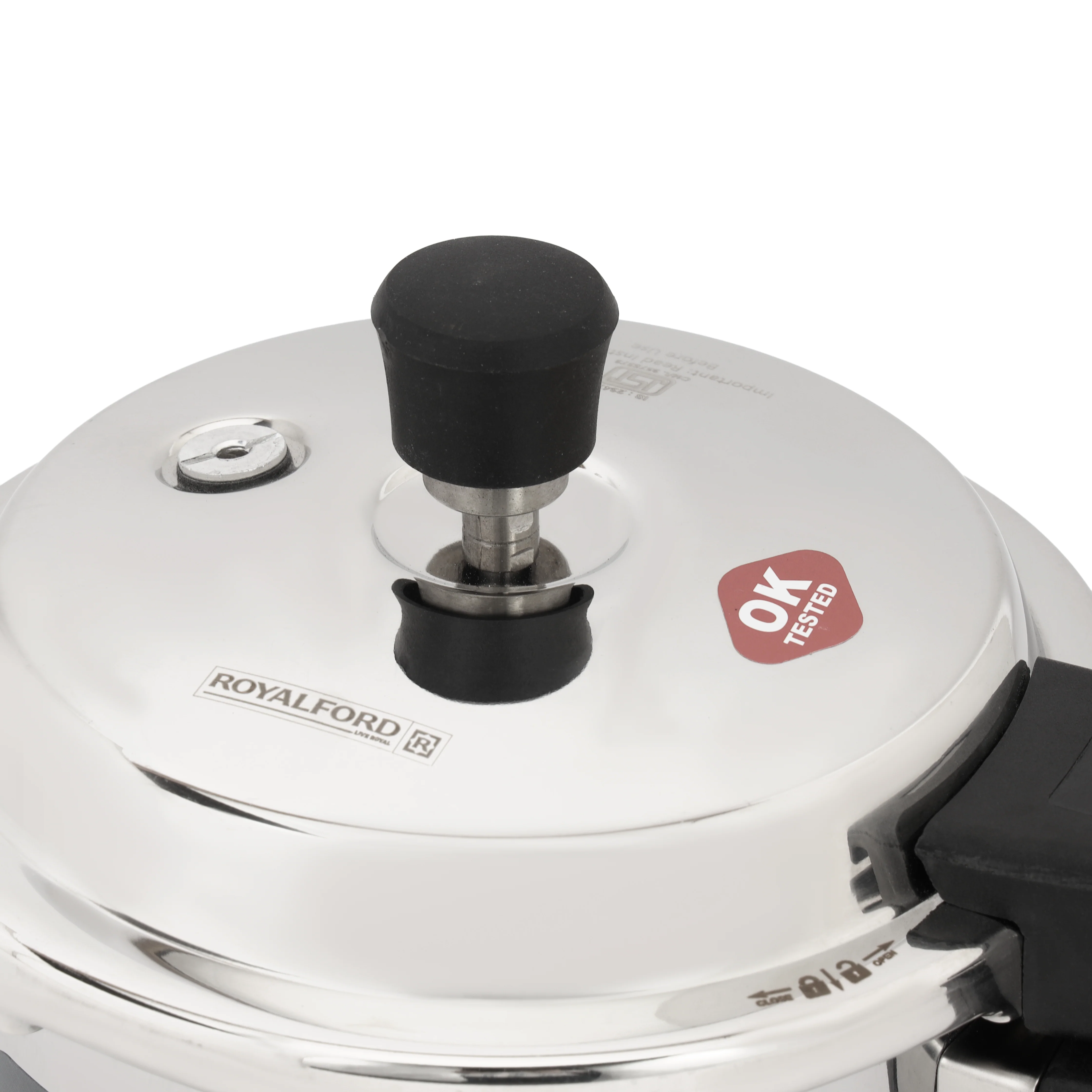 Royalford RF13046 Triply Stainless Steel Pressure Cooker 3L | fast, energy-efficient cooking with even heat distribution, induction compatibility, durable build - Image 5