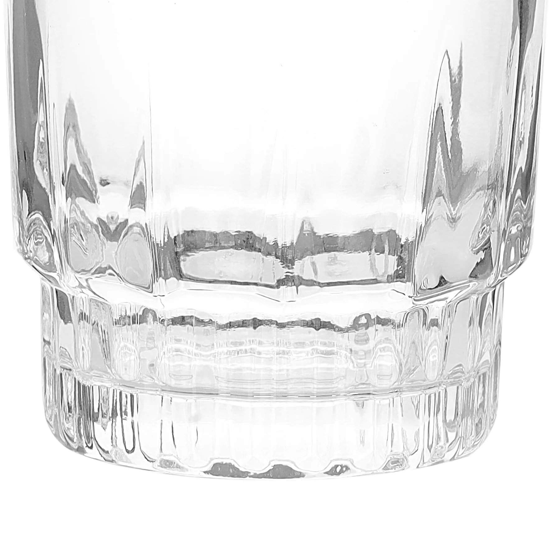 Royalford RF1385-GT6 6PCS Glass Tumbler Set |Clear Drinking Glasses | Durable Water Juice Beverage Cups | Elegant Transparent Drinkware Set for Kitchen & Dining Table Use - Image 4