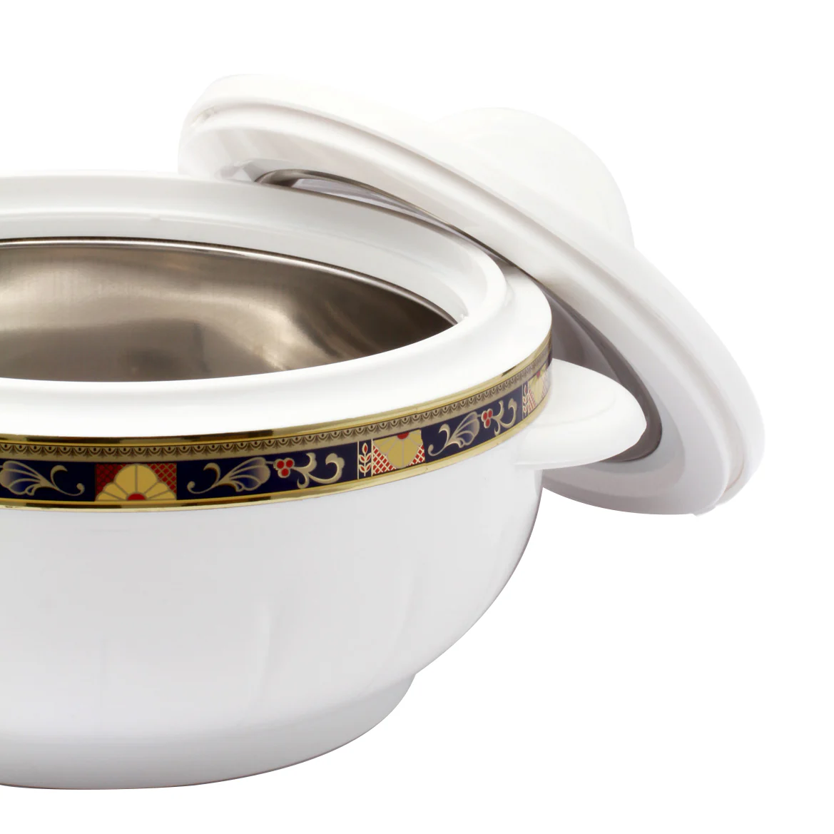 Royalford RF1638 Classic Deluxe Casserole 1600ml | Highly Insulated Stainless Steel Hot Pot with Steel Lid & Inner Bowl for Serving Rice, Curry, Biryani & Chapati - Image 4