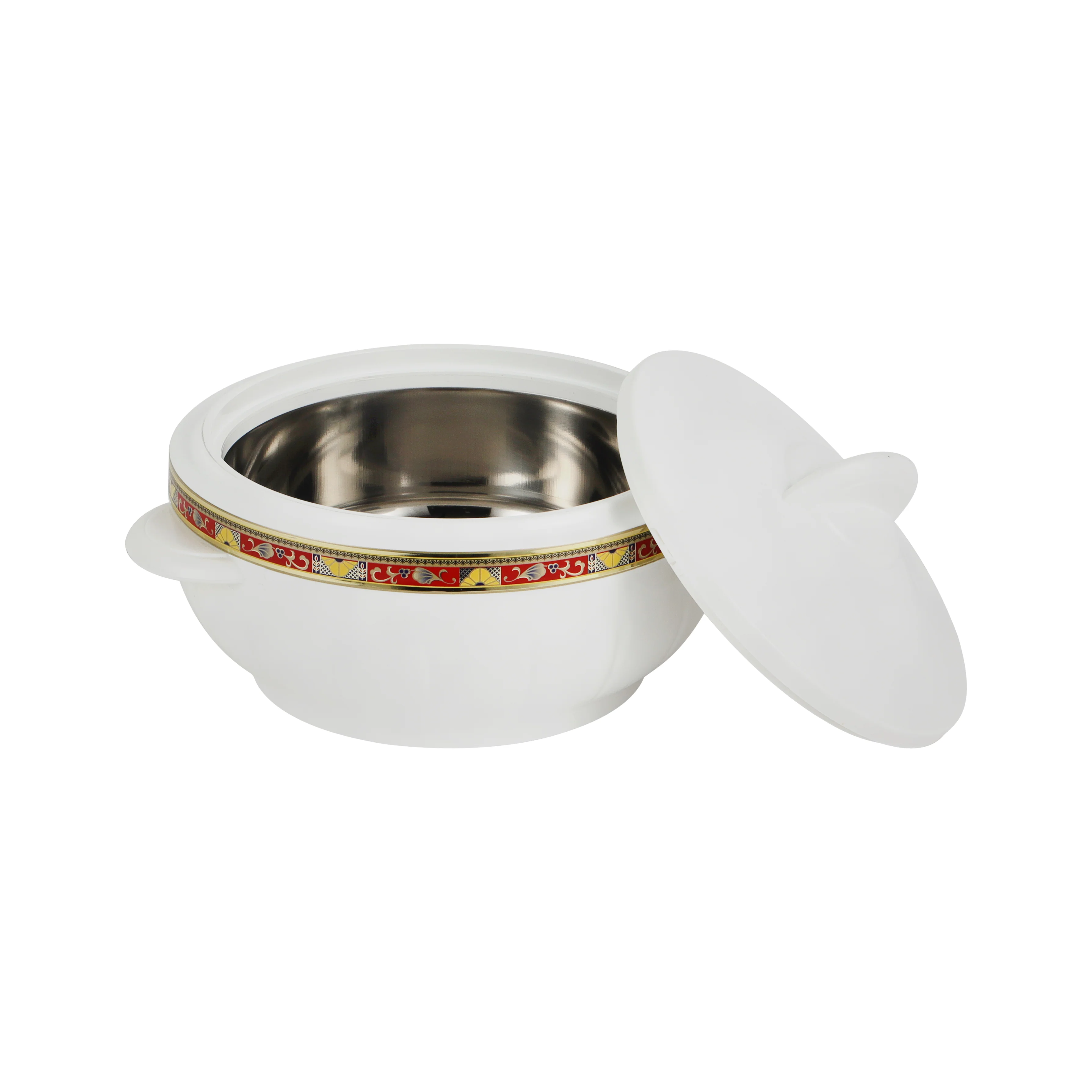 Royalford RF1639 Classic Casserole Deluxe 1600ml | Highly Insulated Stainless Steel Serving Bowl | Secure Lid  Durable Outer Body & Heat Retention for Hot Food Storage - Image 2