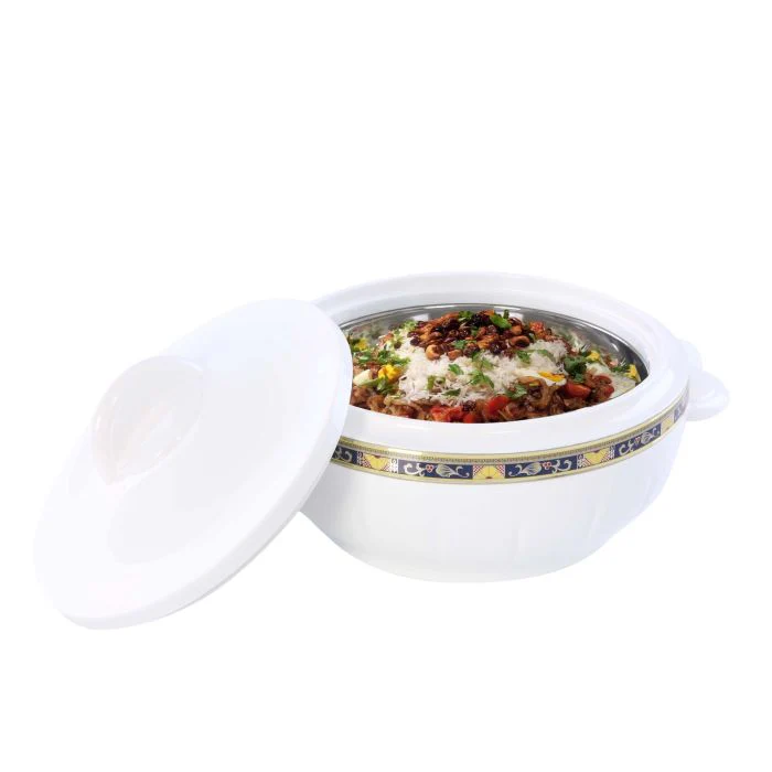 Royalford RF1640 2500 ml Litre Classic Casserole - Thermal Casserole Dish - Double Wall Insulated Serving Dish with Lid - Thermal Food Storage Container - Stainless Steel Inner - Keeps Food Warm or Cool - Image 4