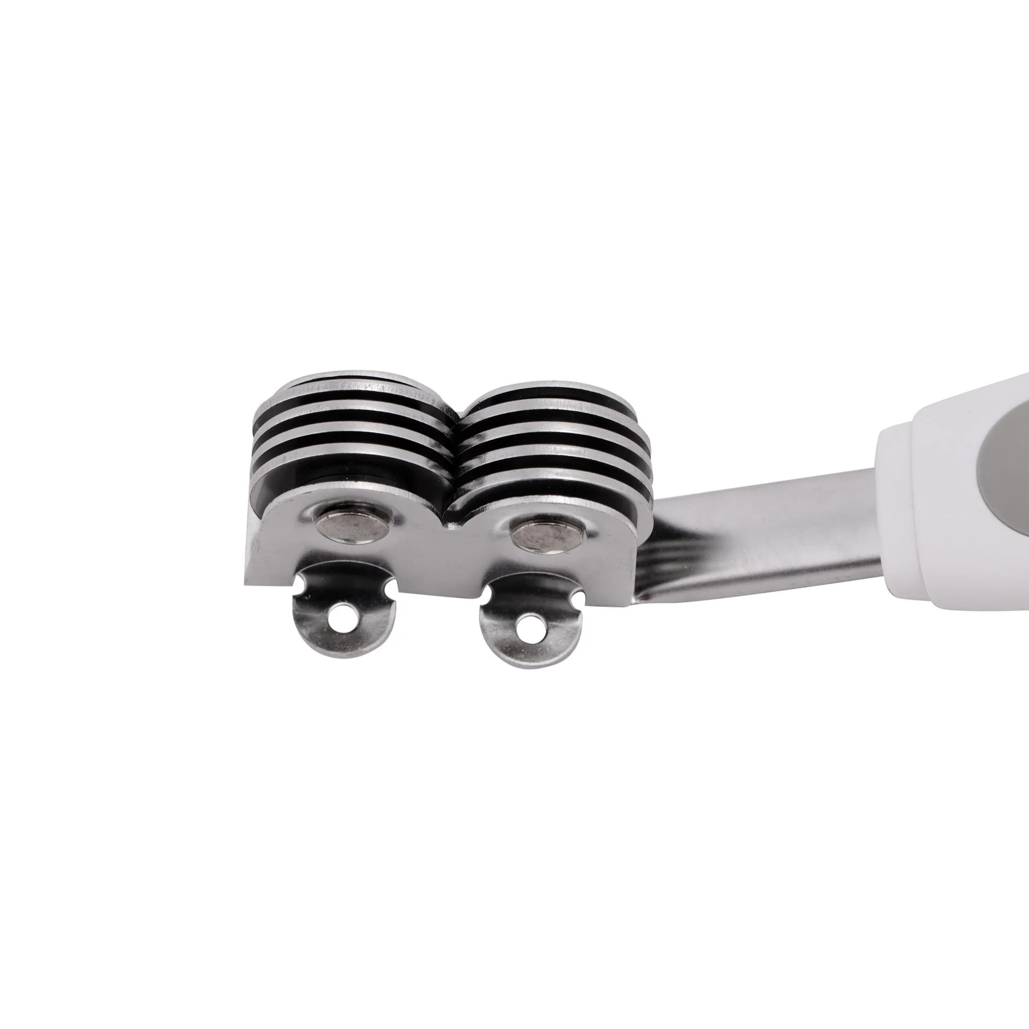 Royalford RF1651-KS Knife Sharpener| stainless steel dual wheels ensures quick & precise sharpening| ergonomic ABS+TPR handle, non-slip grip, durable & easy to use | - Image 4