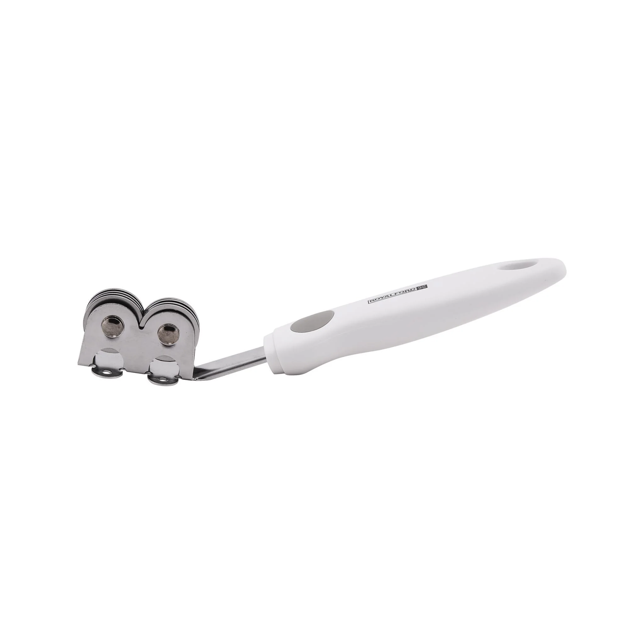 Royalford RF1651-KS Knife Sharpener| stainless steel dual wheels ensures quick & precise sharpening| ergonomic ABS+TPR handle, non-slip grip, durable & easy to use | - Image 5