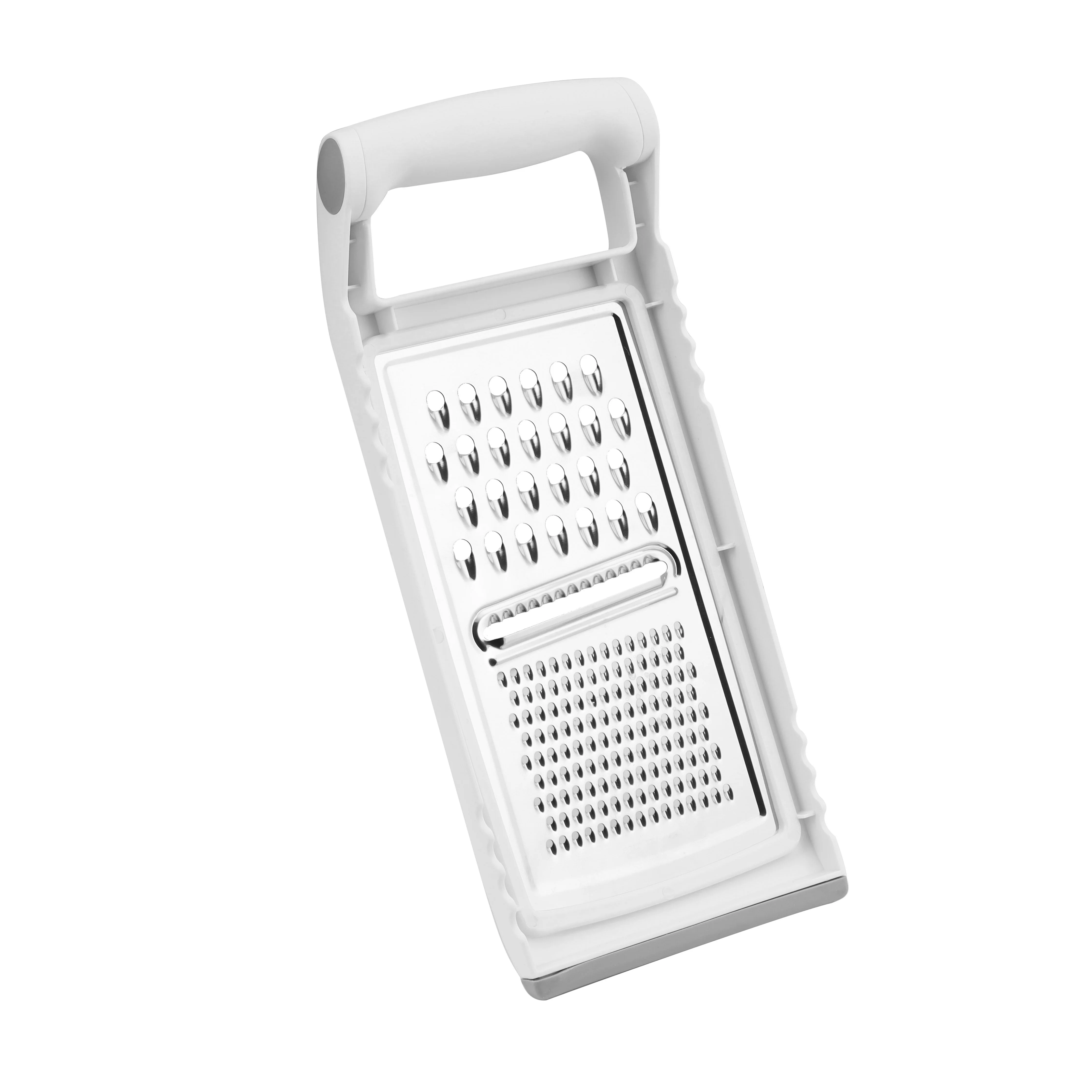 Royalford RF1666-G Stainless Steel Flat Grater | Ultra Sharp Food Grade Blades| Ergonomic Grip Handle | Dishwasher Safe Kitchen Grater for Cheese, Vegetables & Fruits - Image 3