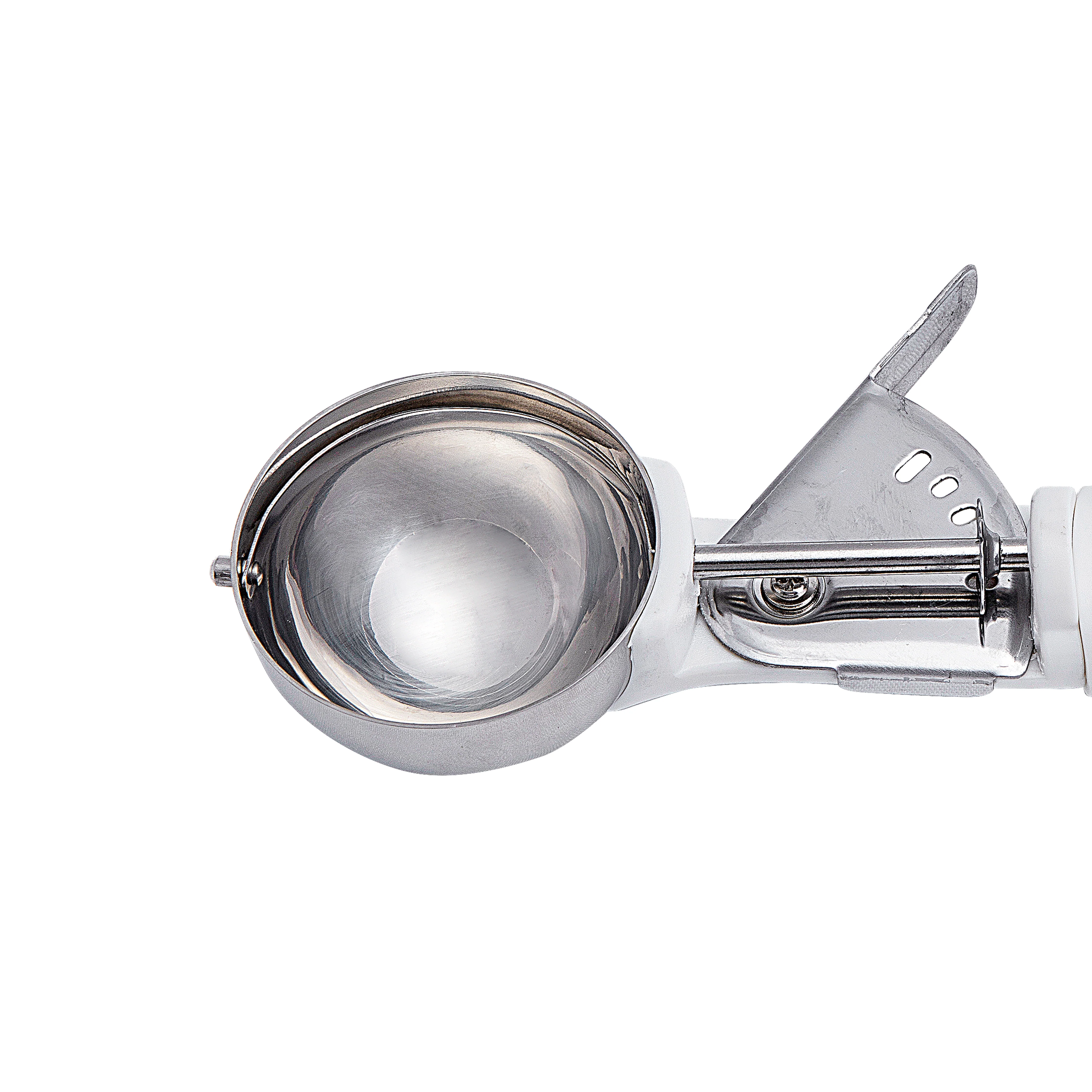 Royalford RF1670-ICS Stainless Steel Ice Cream Scoop | Ergonomic ABS Handle | Heavy Duty Ice Cream Scooper | Spring Action Release for Perfect Dessert Portions - Image 4