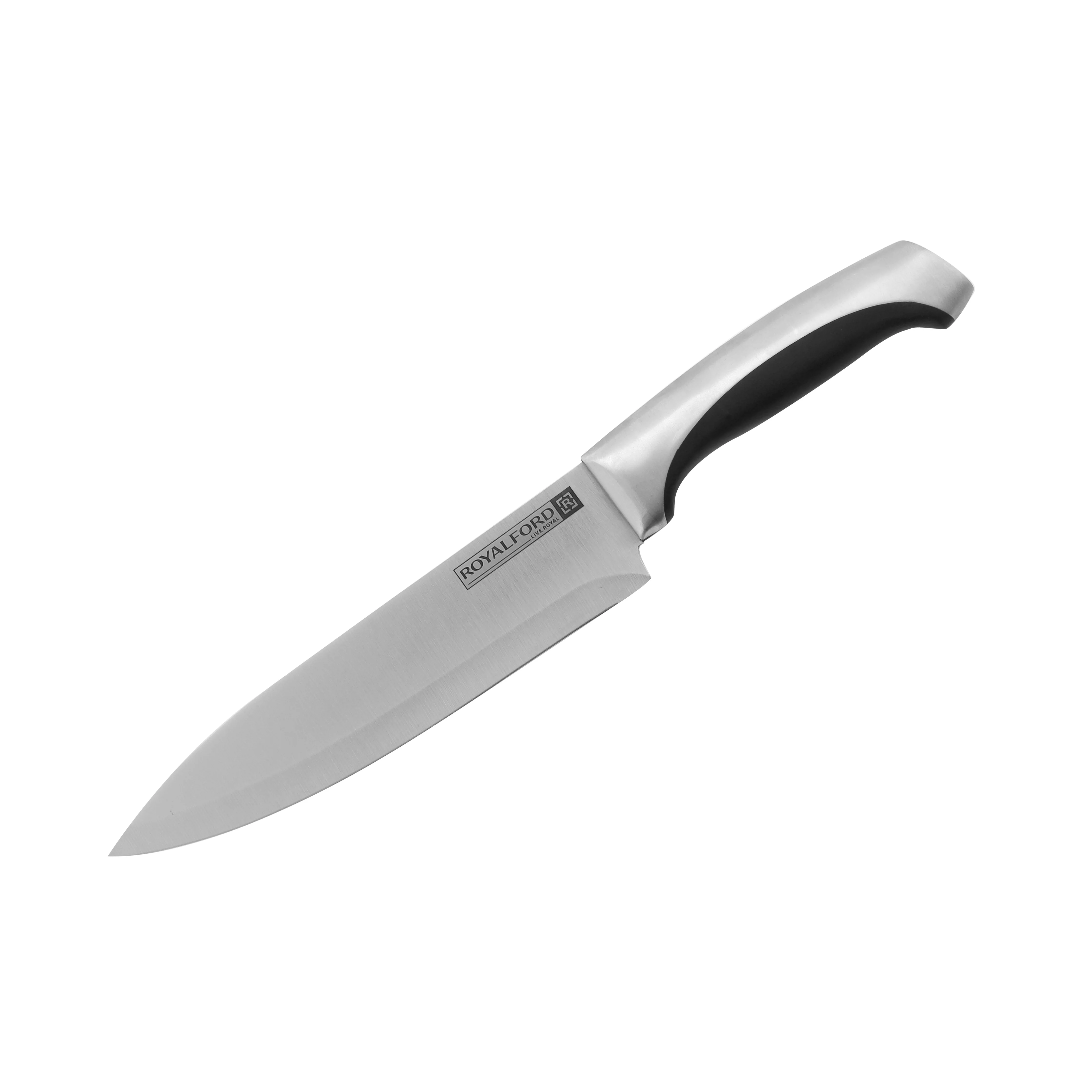 RoyalFord RF1801-CK 8 Inch Chef Knife | Stainless Steel Sharp Kitchen Knife | Ergonomic Handle | Durable Professional Cooking Cutting Tool for Home & Restaurant Use - Image 2