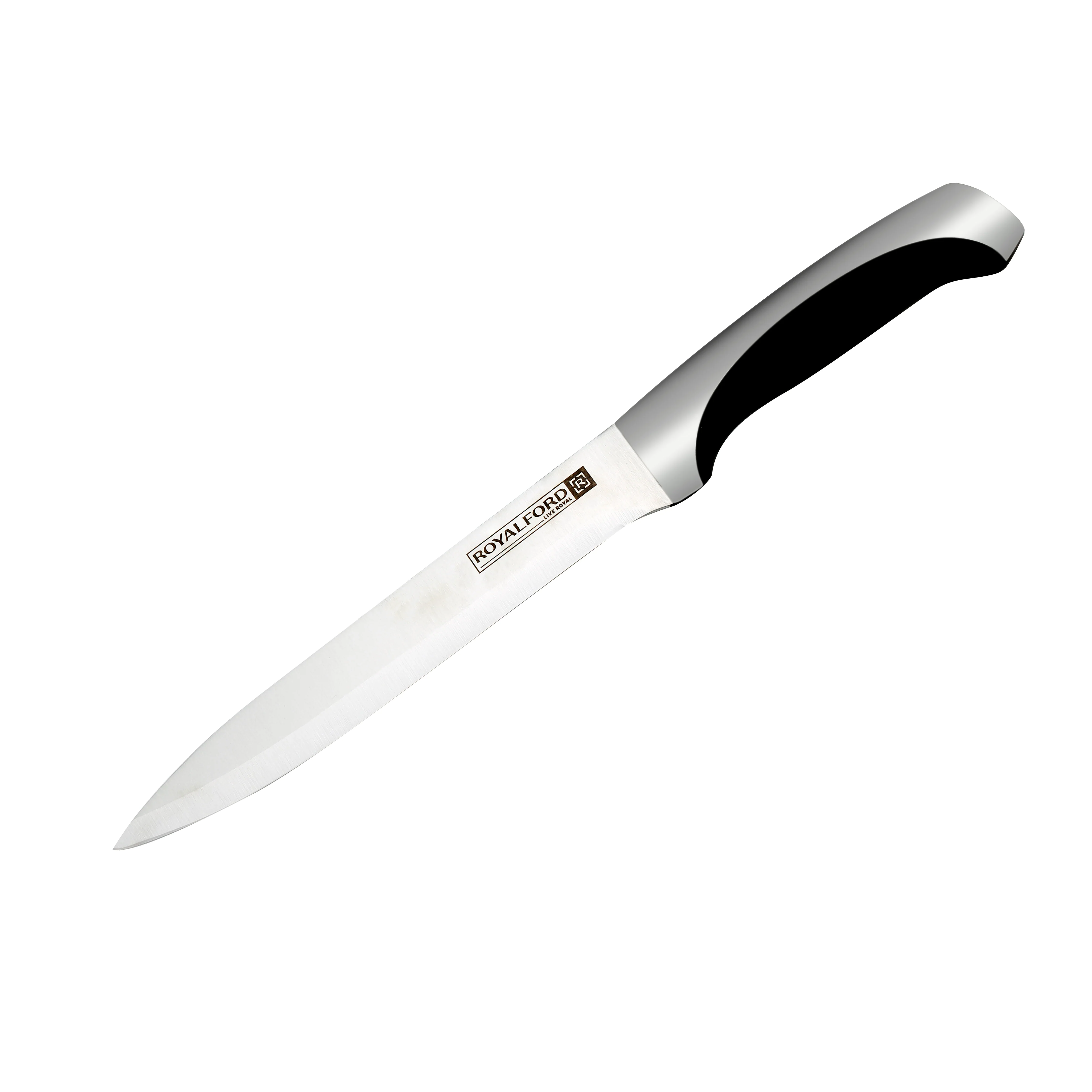 Royalford RF1803-SK 8 Inch Slicer Knife | Stainless Steel Precision Kitchen Cutting Knife| Ergonomic Non-Slip Handle | Sharp Blade for Meat, Fish, Fruits & Vegetables - Image 2