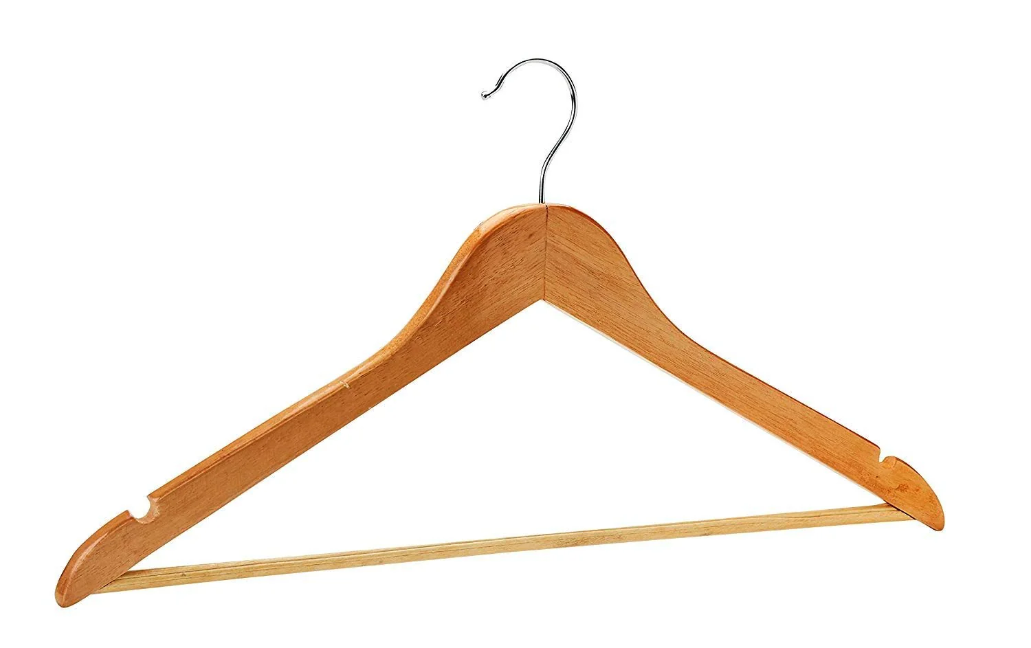 RoyalFord RF1903 4 Piece Rotating Wooden Hanger Set | Durable Clothes Hangers | 360 Degree Metal Hook |  Premium Wardrobe Closet Organizer | Perfect for Garment Storage - Image 3