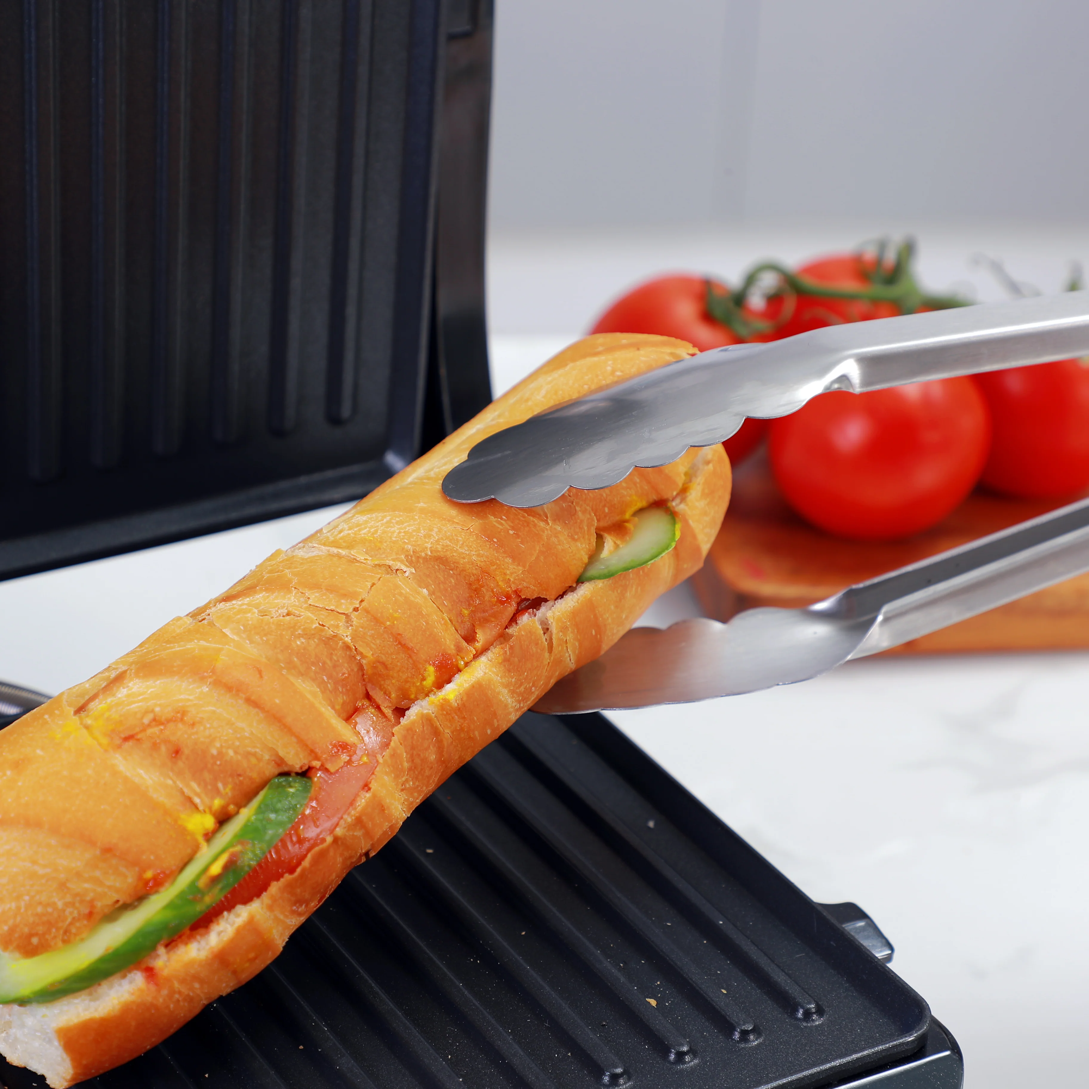 Royalford RF2042-FT12 12 inch food tong| ergonomic design, gripped handle and auto lock mechanism| dishwasher safe, ideal for cooking, grilling & serving food| - Image 2