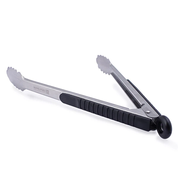 Royalford RF2042-FT12 12 inch food tong| ergonomic design, gripped handle and auto lock mechanism| dishwasher safe, ideal for cooking, grilling & serving food| - Image 5