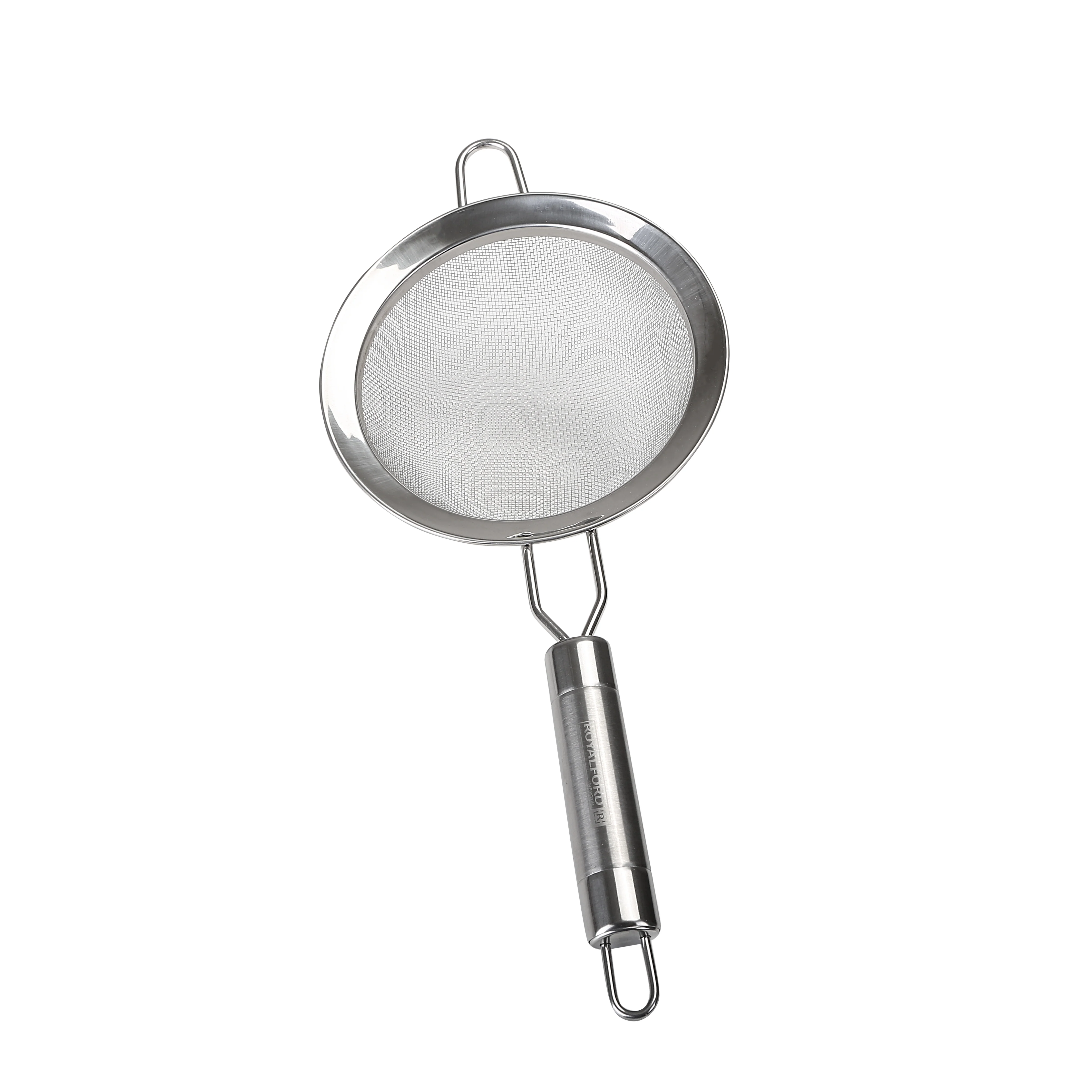 RoyalFord RF2050-S15.2 Stainless Steel Strainer | 15.2cm Durable Kitchen Sieve | Ergonomic Handle | Dishwasher Safe Food Draining Tool | Perfect  for Home Cooking - Image 3