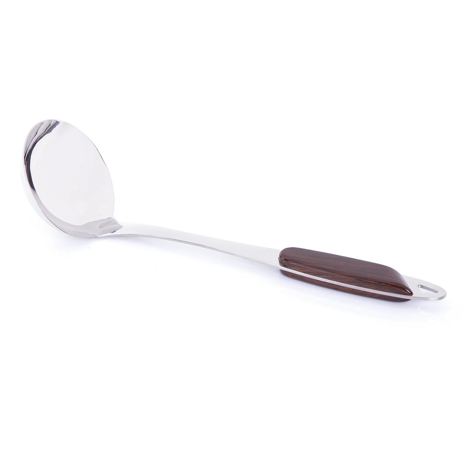 Royalford RF2061SS Stainless Steel Ladle | Ergonomic Grip Handle | Durable Soup Serving Spoon | Dishwasher Safe Kitchen Ladle for Soup, Sauce, Curry, Gravy and Stews