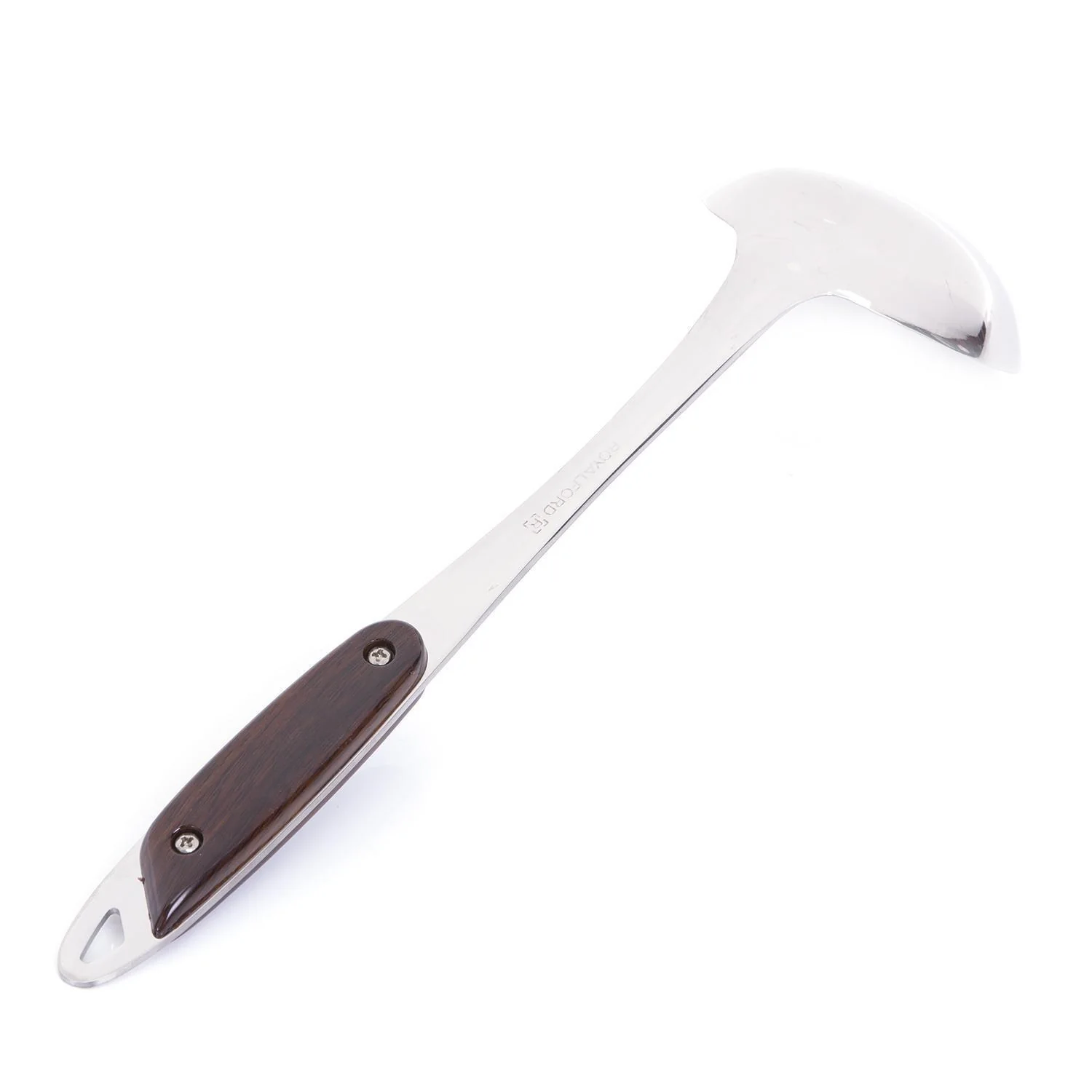 Royalford RF2061SS Stainless Steel Ladle | Ergonomic Grip Handle | Durable Soup Serving Spoon | Dishwasher Safe Kitchen Ladle for Soup, Sauce, Curry, Gravy and Stews - Image 3